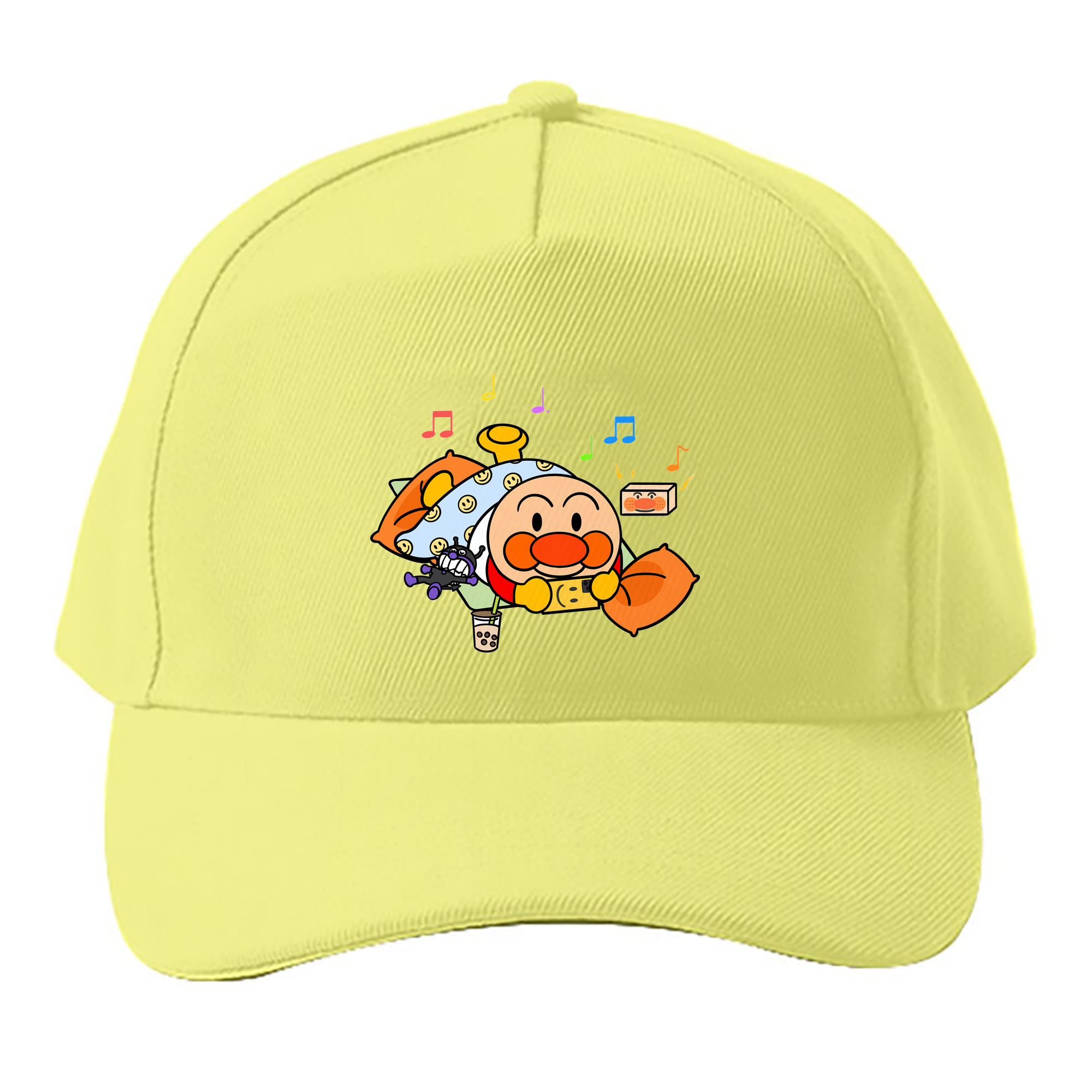 （画像用） アンパンマン Anpanman ベースボールキャップ 綿100％ 男女兼用 帽子 スポーツ