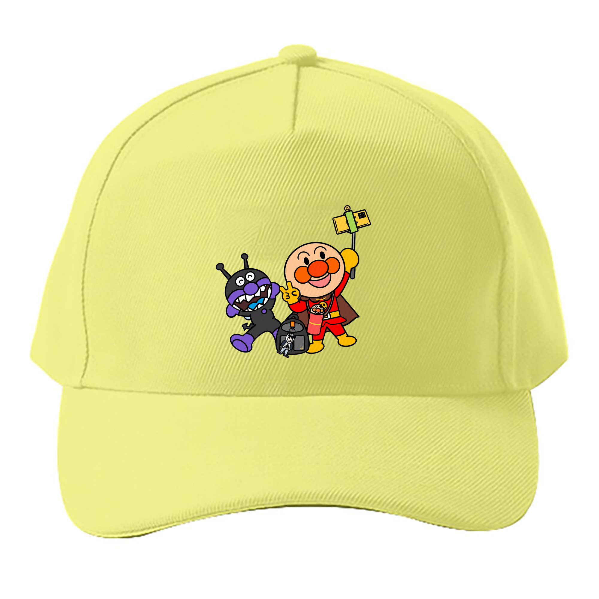 （画像用） アンパンマン Anpanman ベースボールキャップ 綿100％ 男女兼用 帽子 スポーツ