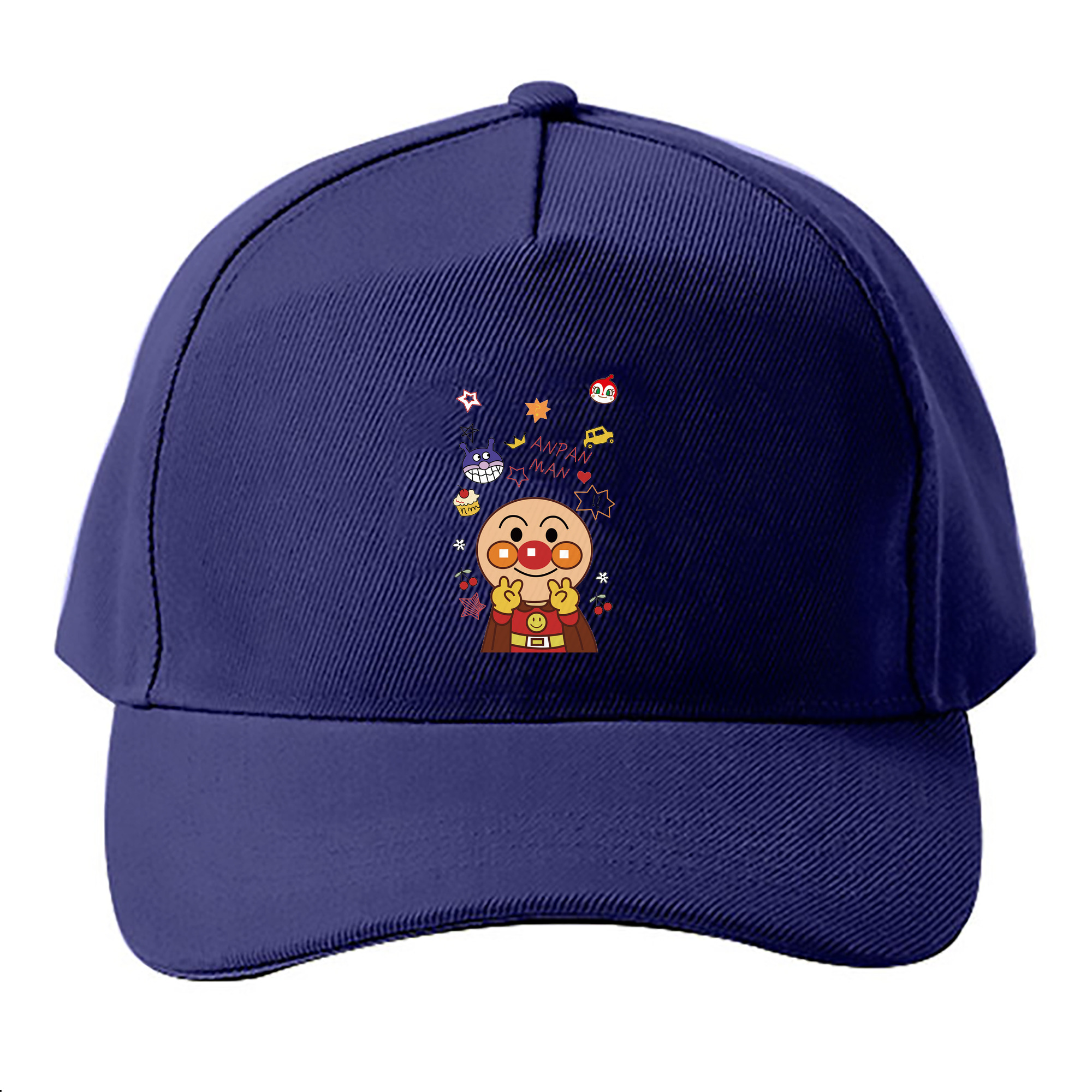 （画像用） アンパンマン Anpanman ベースボールキャップ 綿100％ 男女兼用 帽子 スポーツ