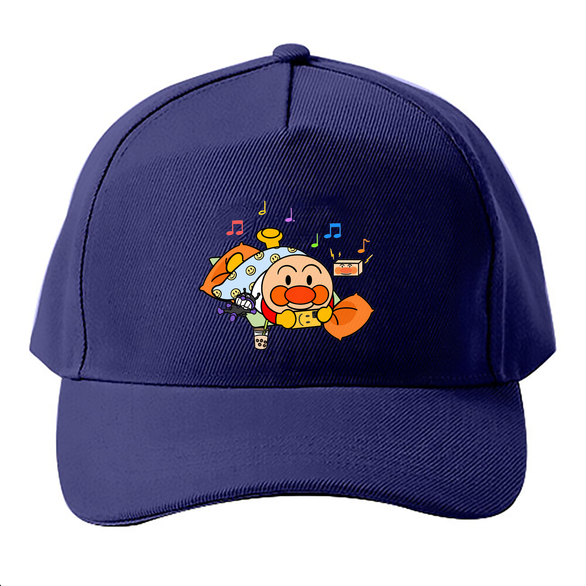（画像用） アンパンマン Anpanman ベースボールキャップ 綿100％ 男女兼用 帽子 スポーツ