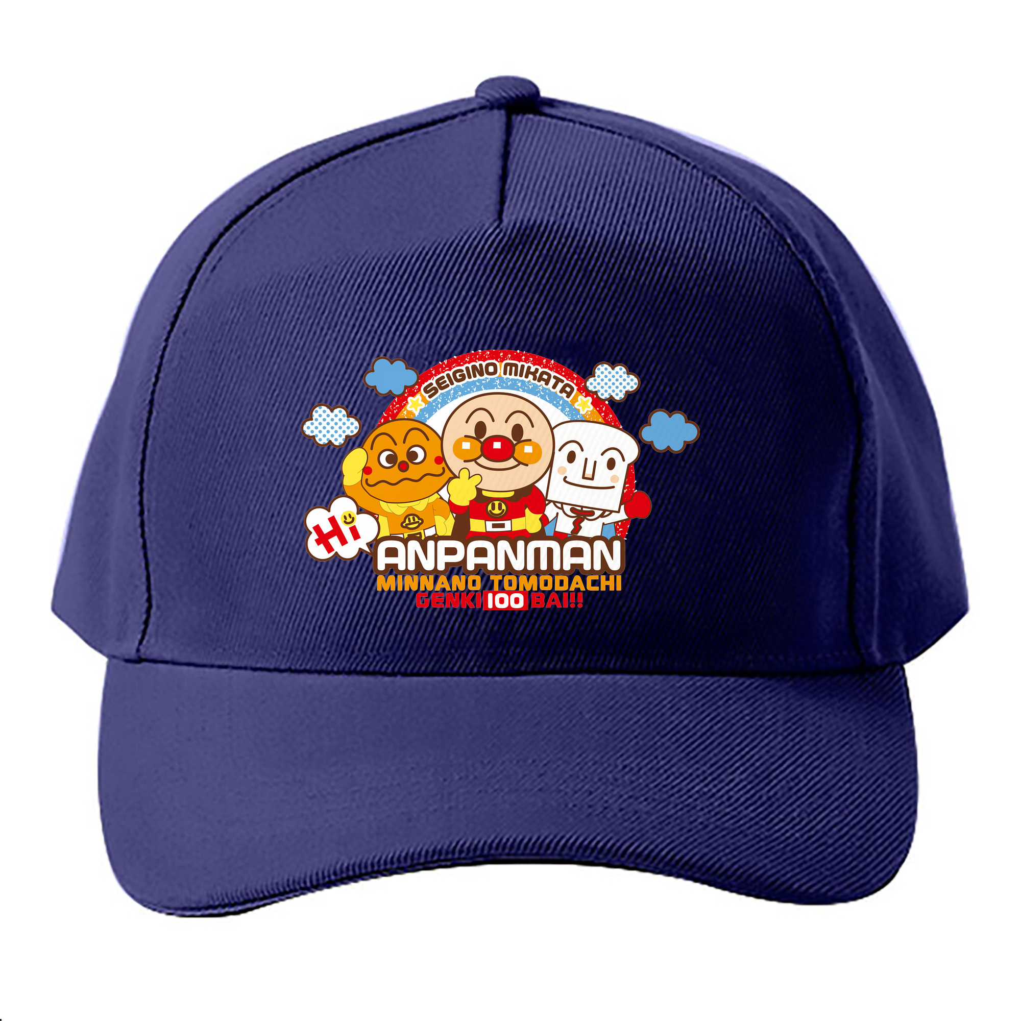 （画像用） アンパンマン Anpanman ベースボールキャップ 綿100％ 男女兼用 帽子 スポーツ
