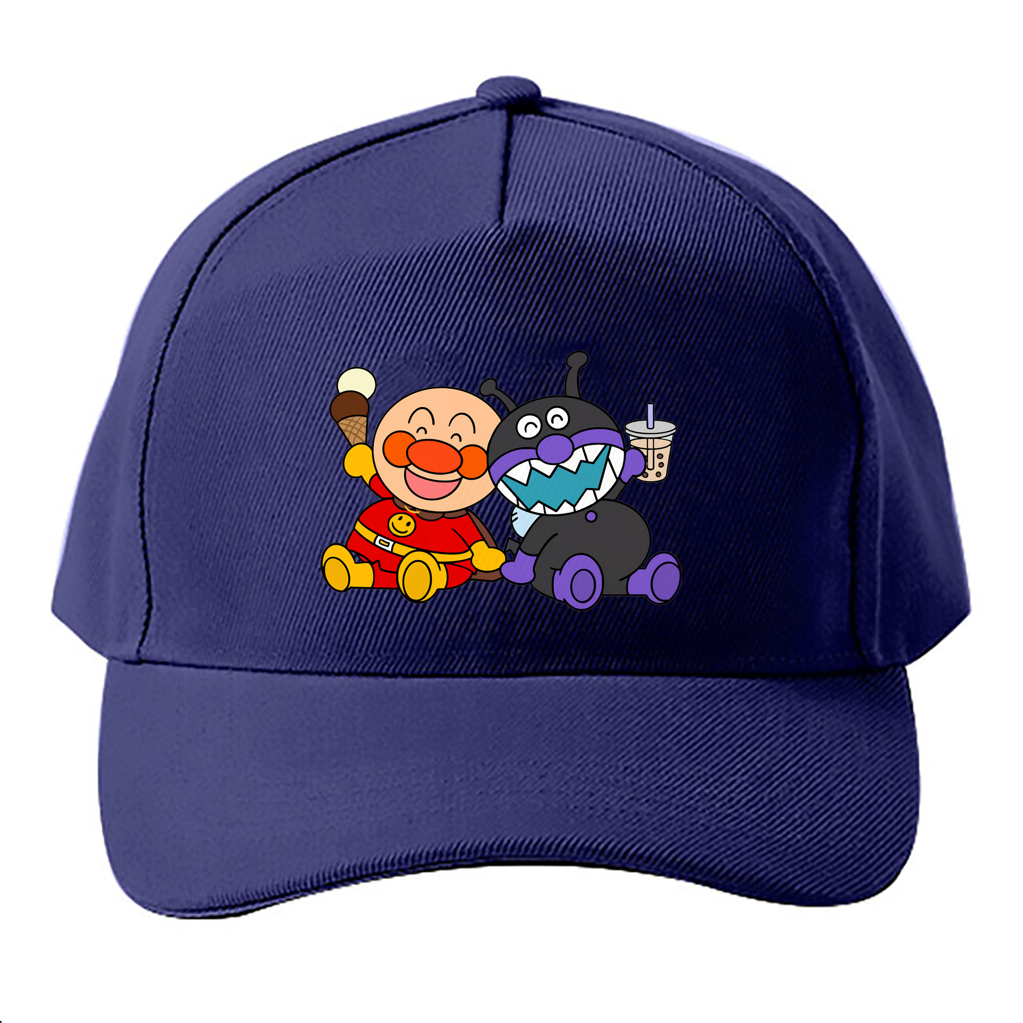 （画像用） アンパンマン Anpanman ベースボールキャップ 綿100％ 男女兼用 帽子 スポーツ