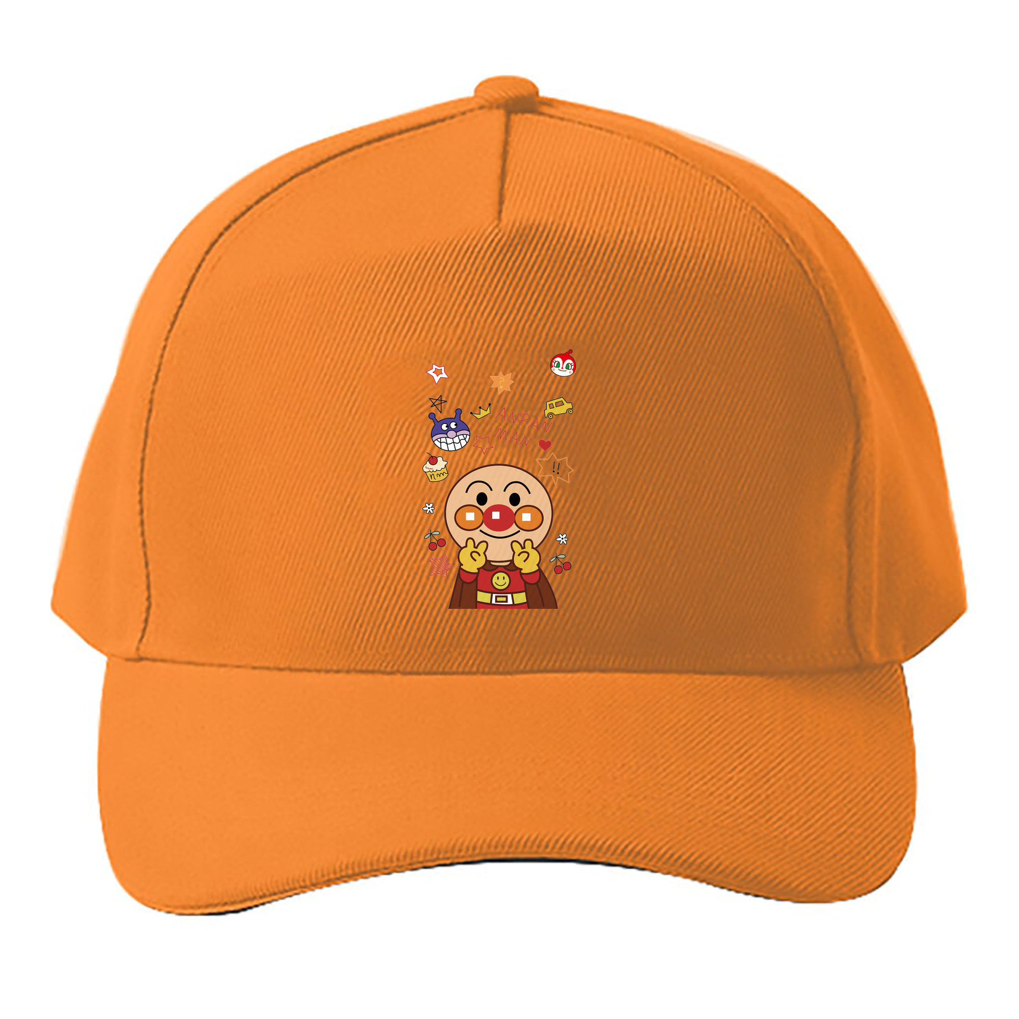 （画像用） アンパンマン Anpanman ベースボールキャップ 綿100％ 男女兼用 帽子 スポーツ
