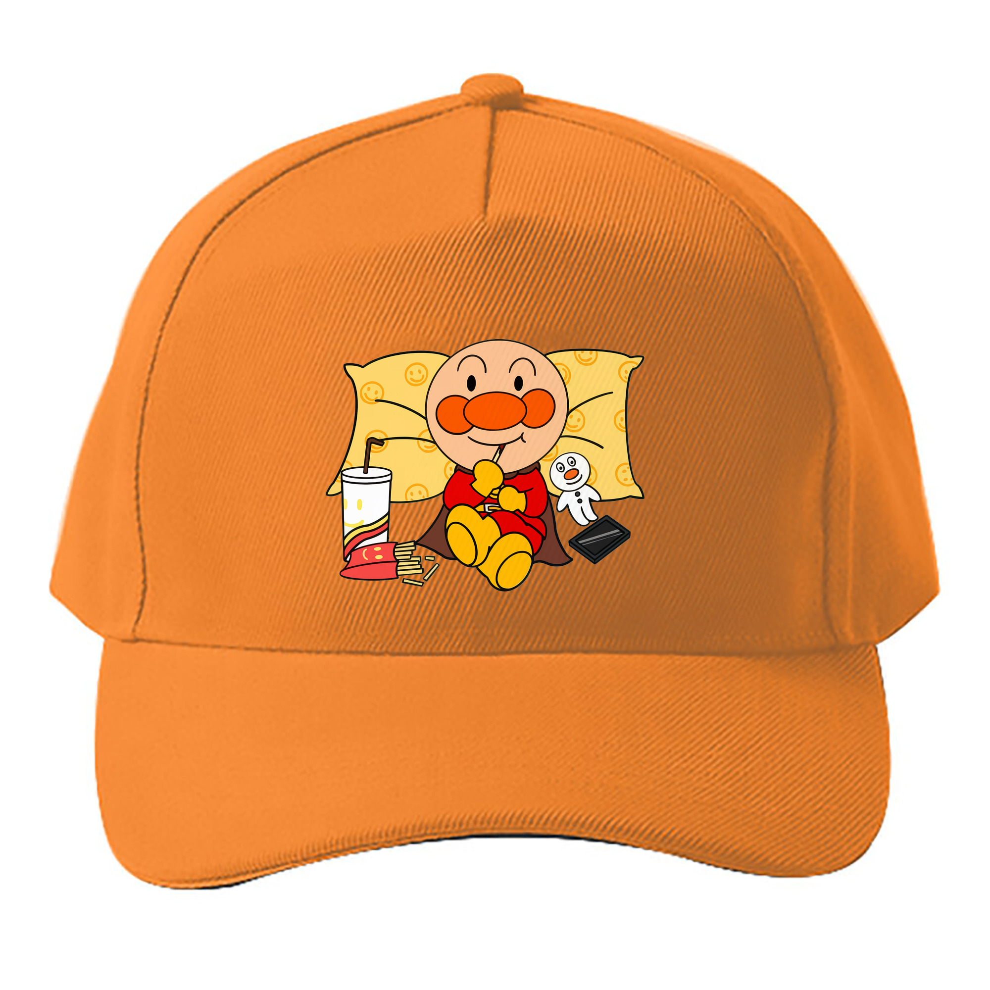 （画像用） アンパンマン Anpanman ベースボールキャップ 綿100％ 男女兼用 帽子 スポーツ