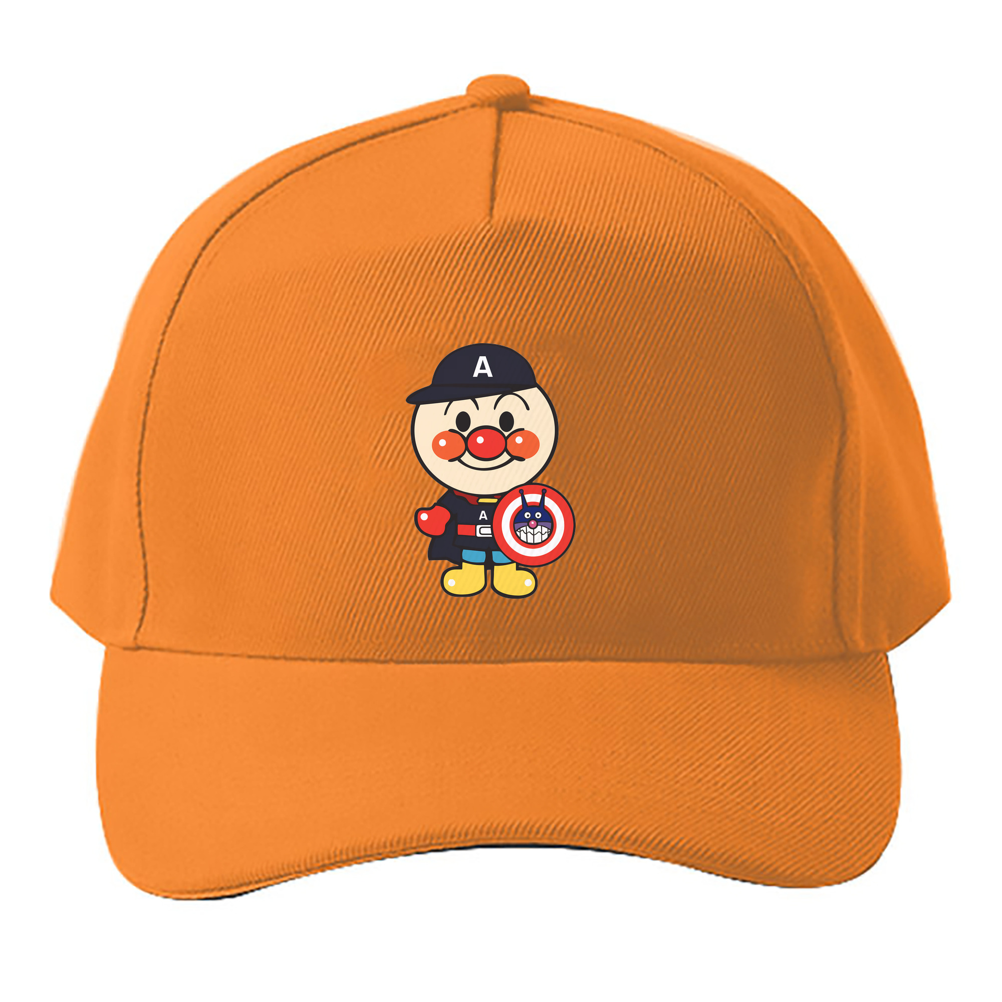 （画像用） アンパンマン Anpanman ベースボールキャップ 綿100％ 男女兼用 帽子 スポーツ