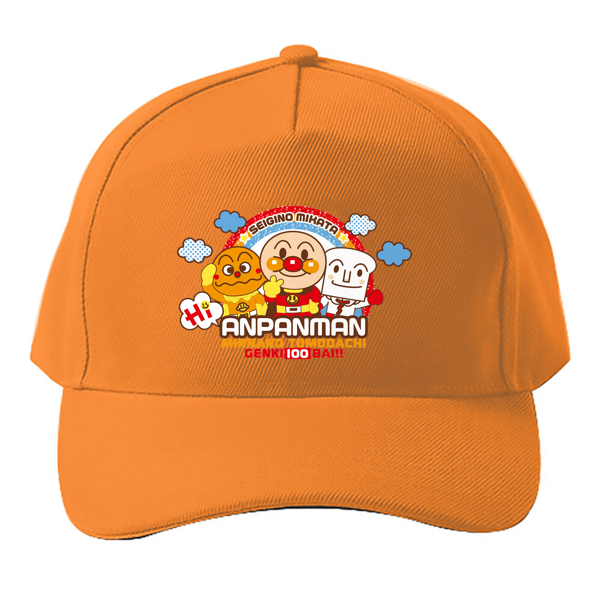（画像用） アンパンマン Anpanman ベースボールキャップ 綿100％ 男女兼用 帽子 スポーツ
