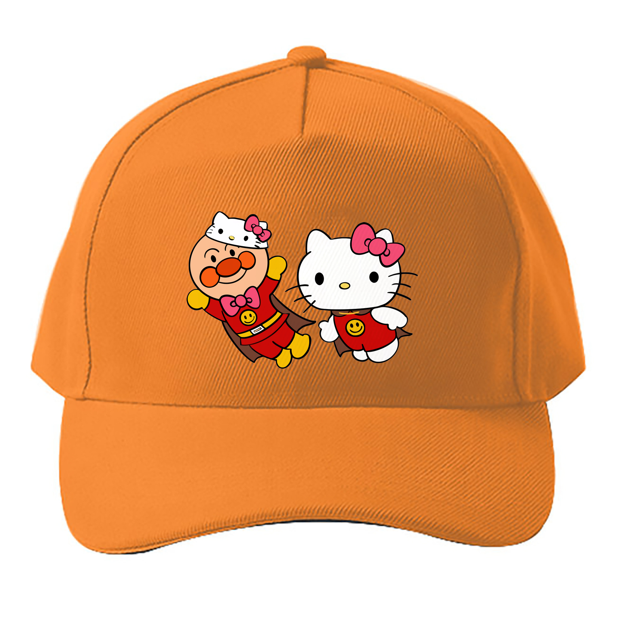 （画像用） アンパンマン Anpanman ベースボールキャップ 綿100％ 男女兼用 帽子 スポーツ