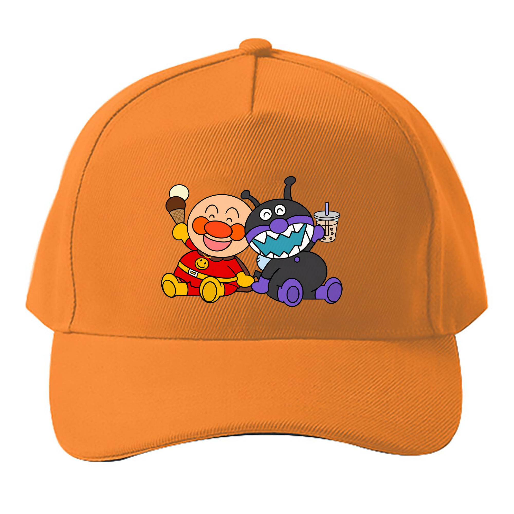 （画像用） アンパンマン Anpanman ベースボールキャップ 綿100％ 男女兼用 帽子 スポーツ