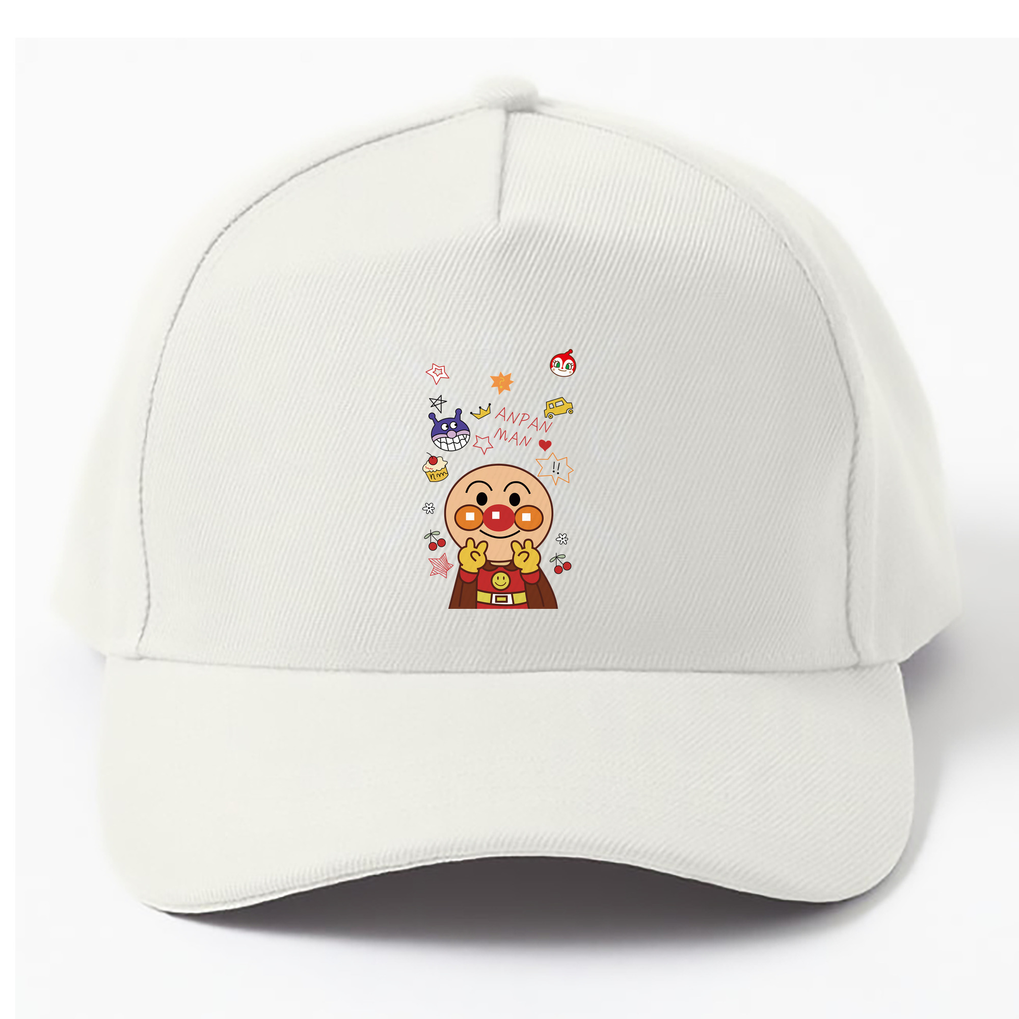（画像用） アンパンマン Anpanman ベースボールキャップ 綿100％ 男女兼用 帽子 スポーツ