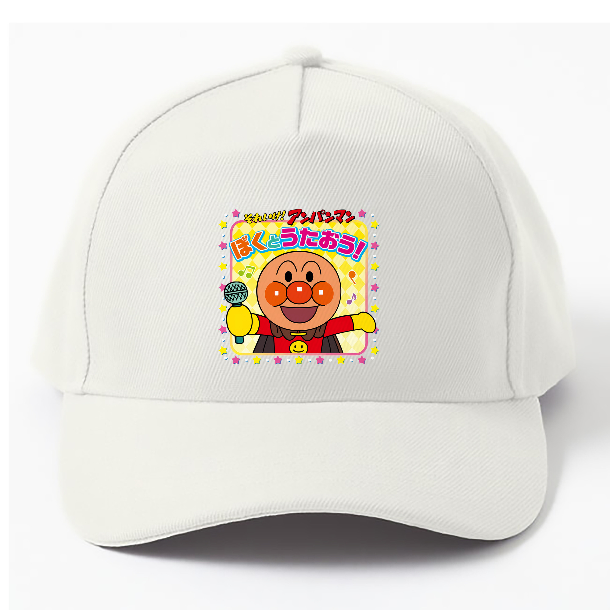 （画像用） アンパンマン Anpanman ベースボールキャップ 綿100％ 男女兼用 帽子 スポーツ