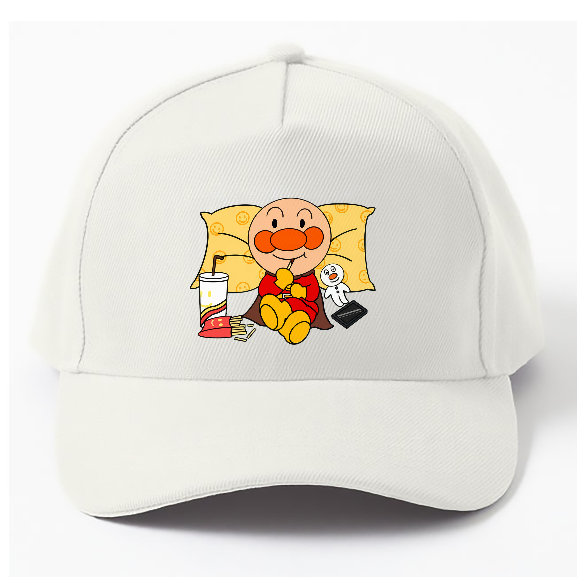 （画像用） アンパンマン Anpanman ベースボールキャップ 綿100％ 男女兼用 帽子 スポーツ