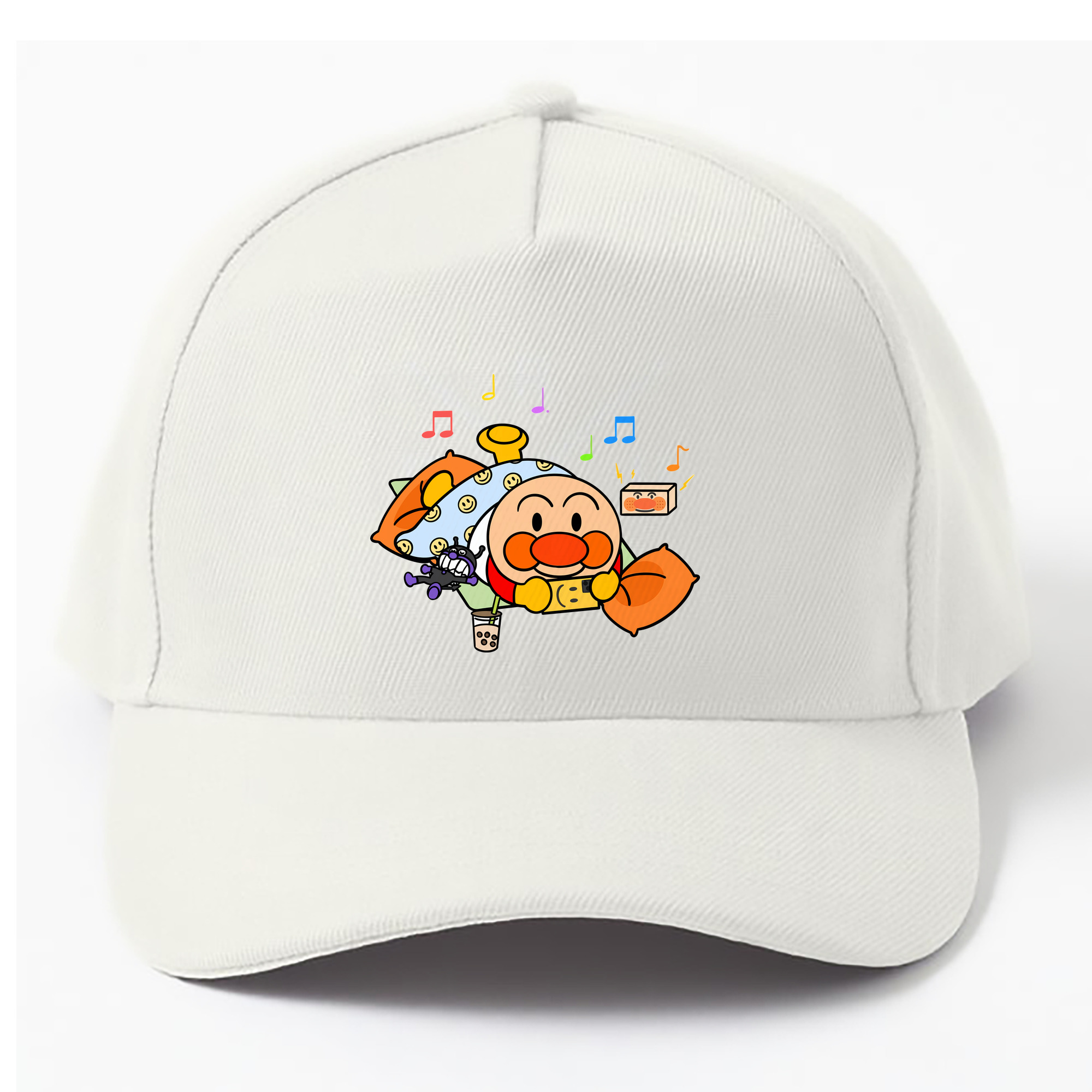 （画像用） アンパンマン Anpanman ベースボールキャップ 綿100％ 男女兼用 帽子 スポーツ