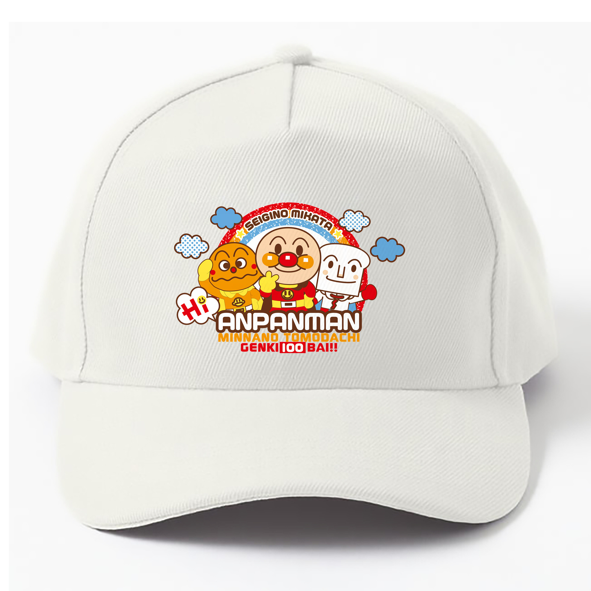 （画像用） アンパンマン Anpanman ベースボールキャップ 綿100％ 男女兼用 帽子 スポーツ