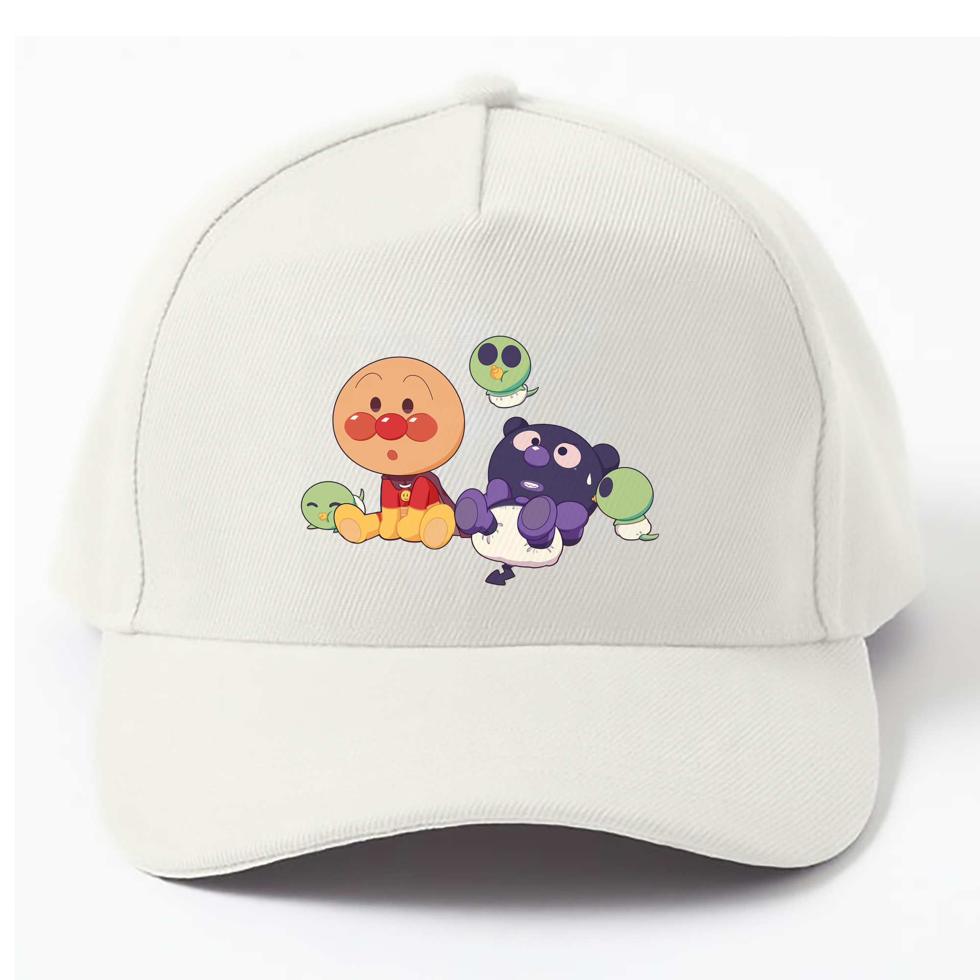（画像用） アンパンマン Anpanman ベースボールキャップ 綿100％ 男女兼用 帽子 スポーツ