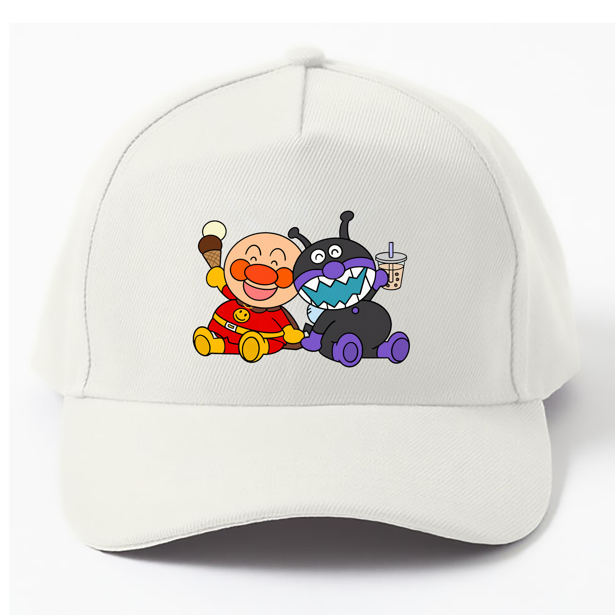 （画像用） アンパンマン Anpanman ベースボールキャップ 綿100％ 男女兼用 帽子 スポーツ