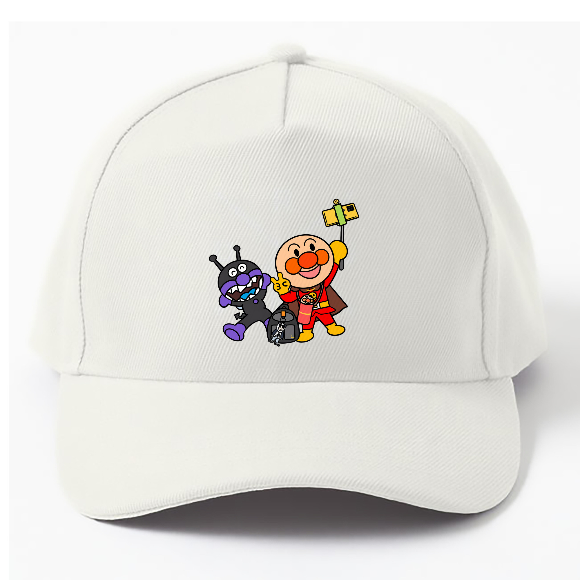 （画像用） アンパンマン Anpanman ベースボールキャップ 綿100％ 男女兼用 帽子 スポーツ