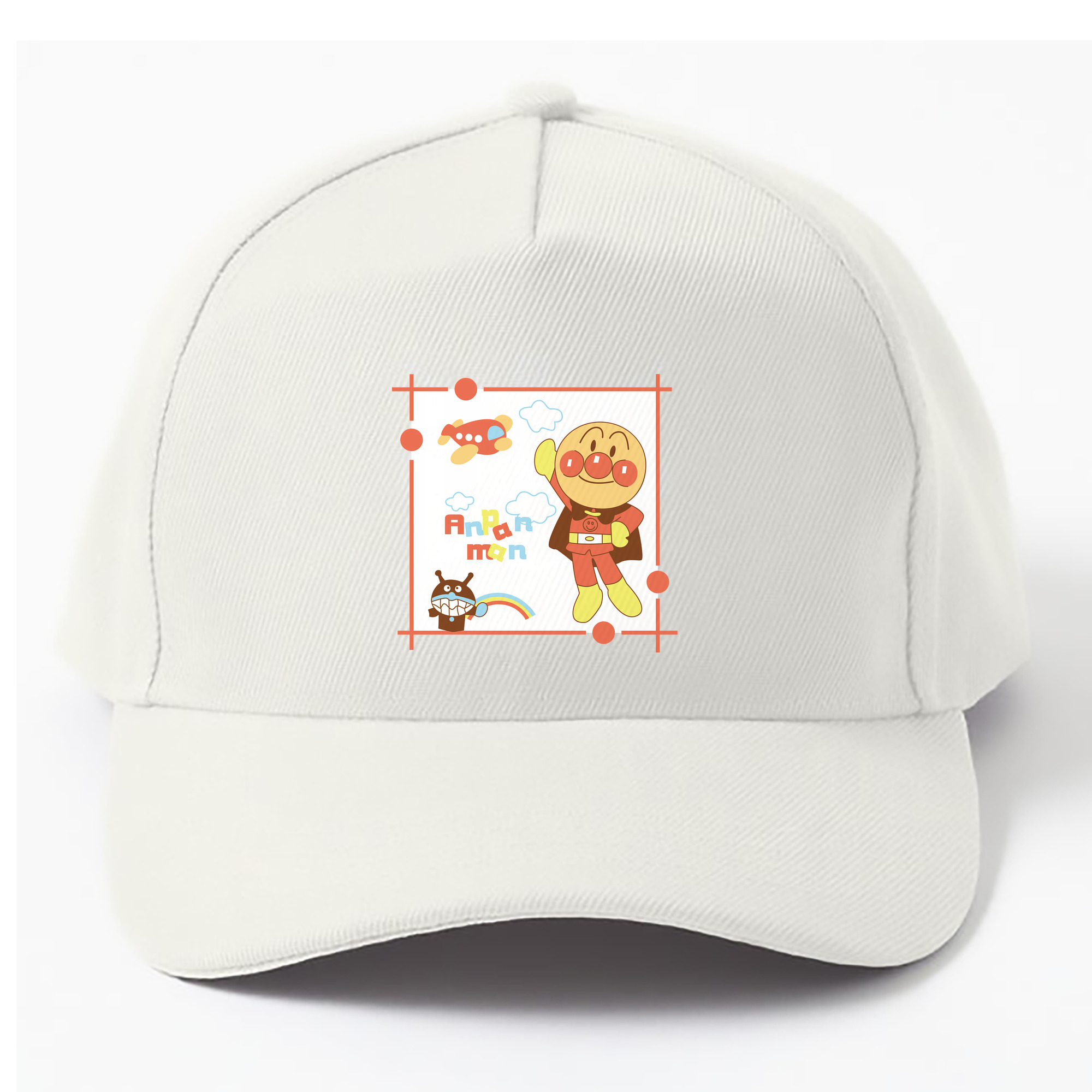 （画像用） アンパンマン Anpanman ベースボールキャップ 綿100％ 男女兼用 帽子 スポーツ