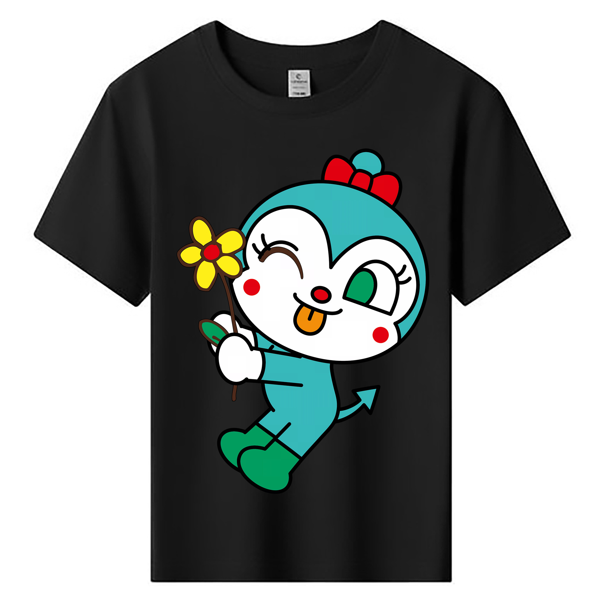 （画像用） アンパンマン Anpanman 綿100％キッズTシャツ（フロントプリント）