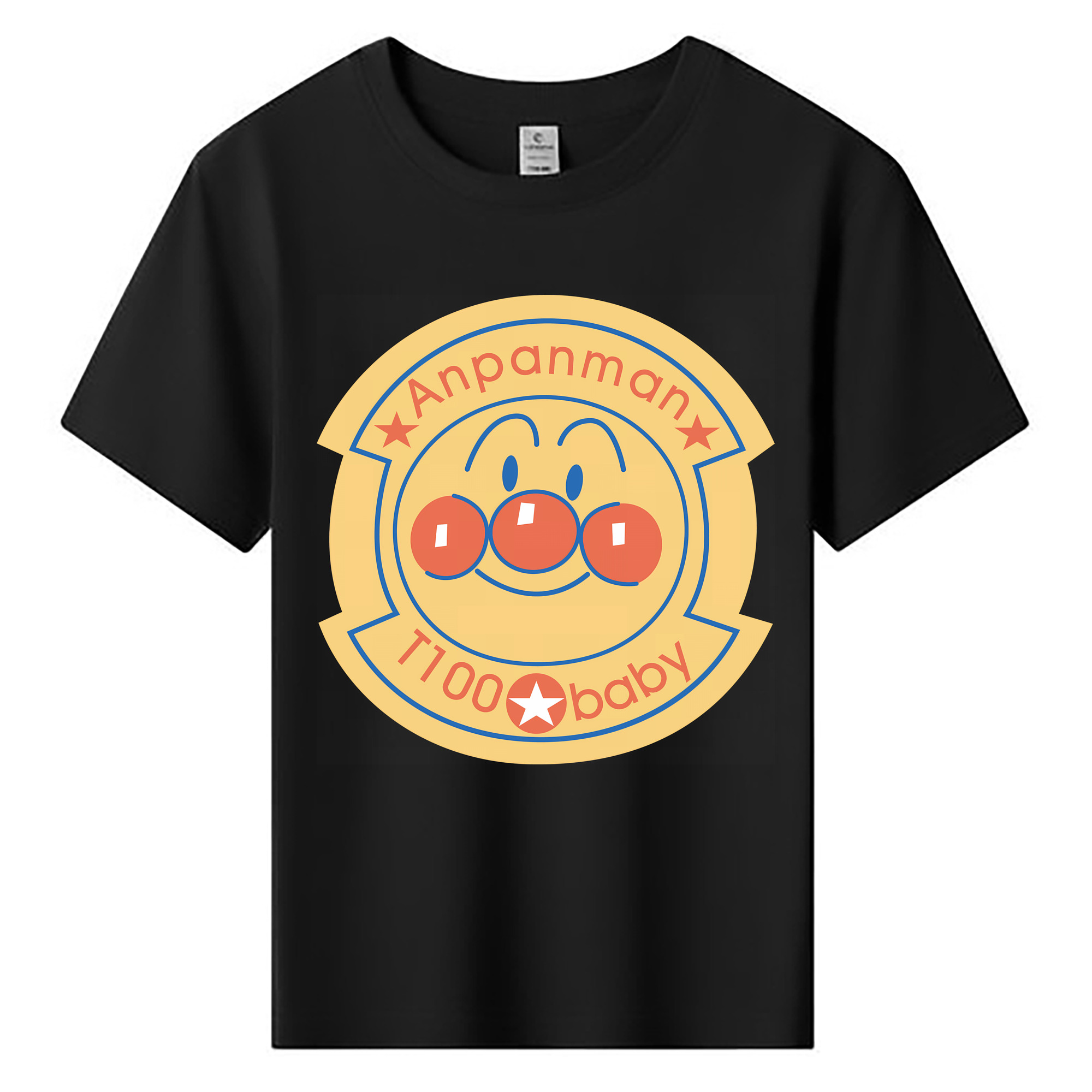 （画像用） アンパンマン Anpanman 綿100％キッズTシャツ（フロントプリント）