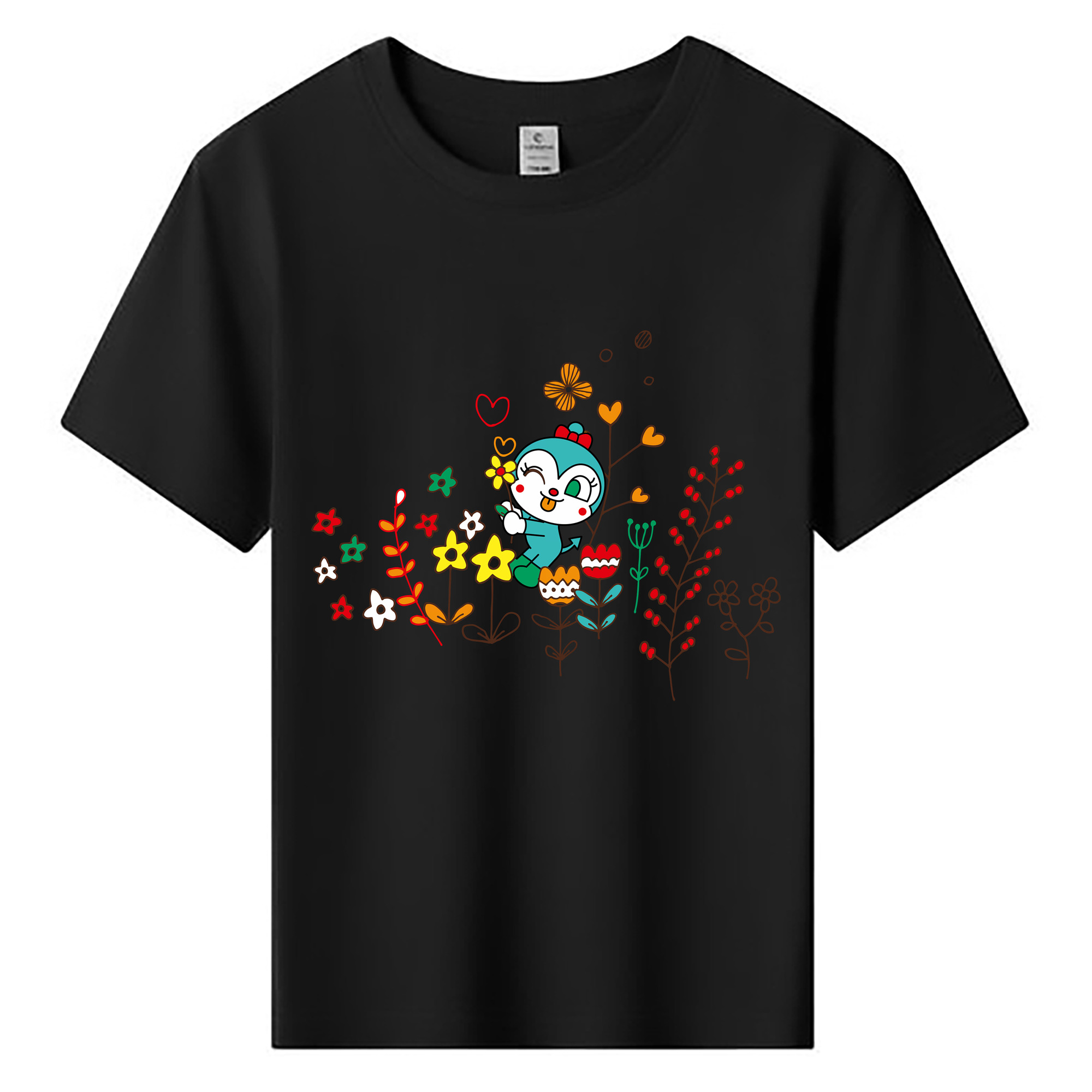 （画像用） アンパンマン Anpanman 綿100％キッズTシャツ（フロントプリント）
