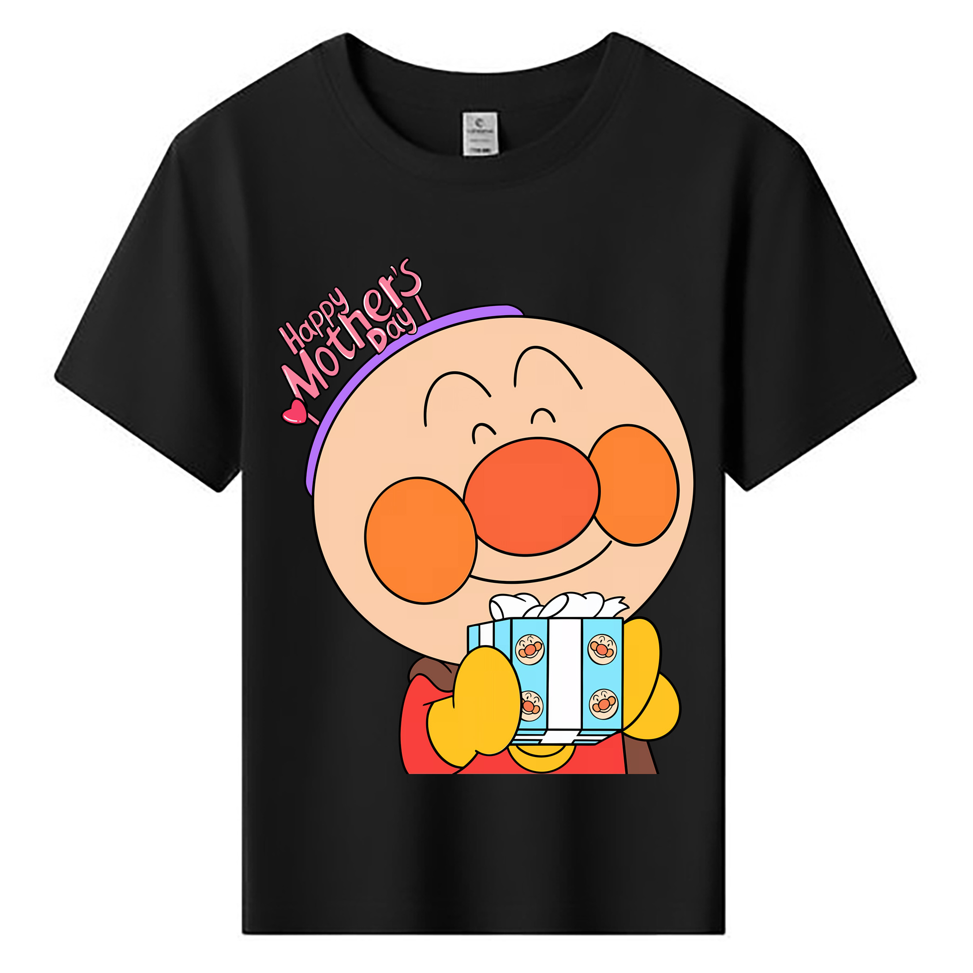 （画像用） アンパンマン Anpanman 綿100％キッズTシャツ（フロントプリント）