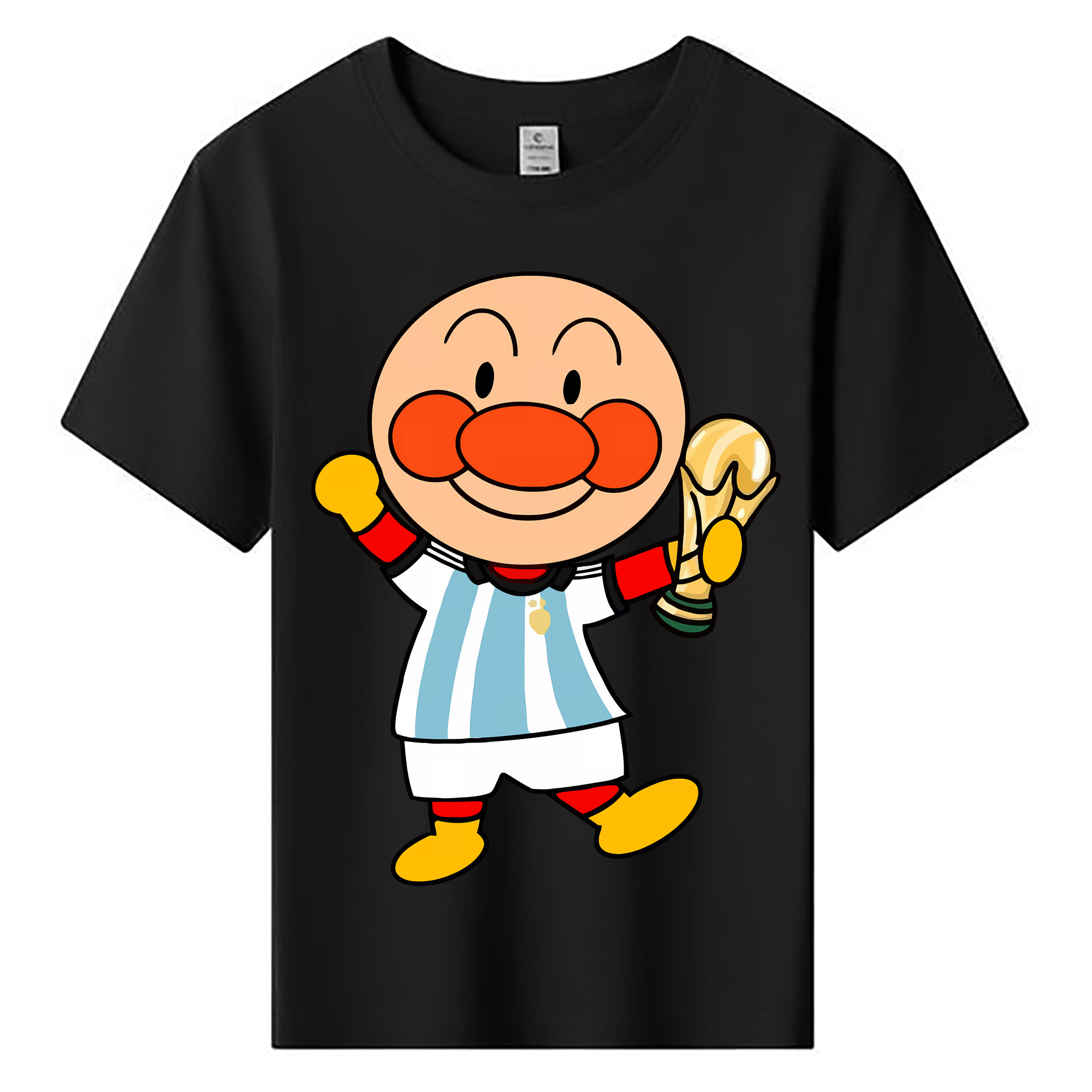 （画像用） アンパンマン Anpanman 綿100％キッズTシャツ（フロントプリント）