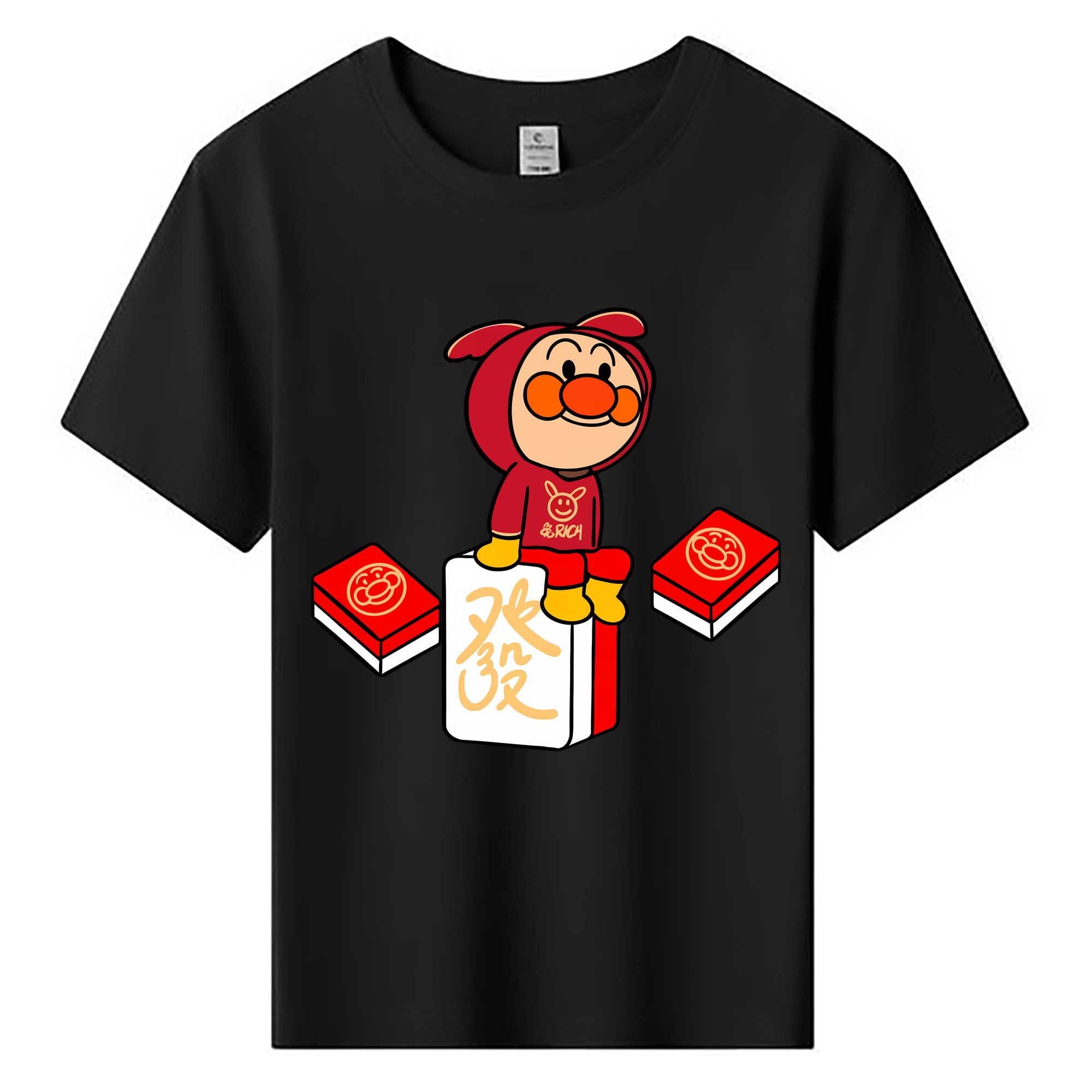 （画像用） アンパンマン Anpanman 綿100％キッズTシャツ（フロントプリント）