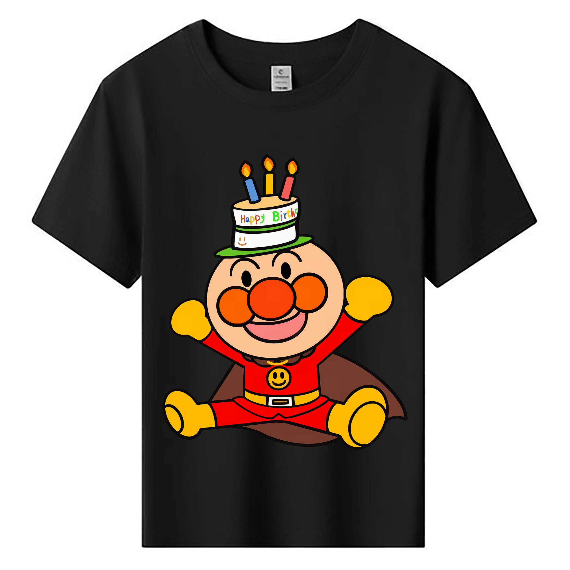 （画像用） アンパンマン Anpanman 綿100％キッズTシャツ（フロントプリント）