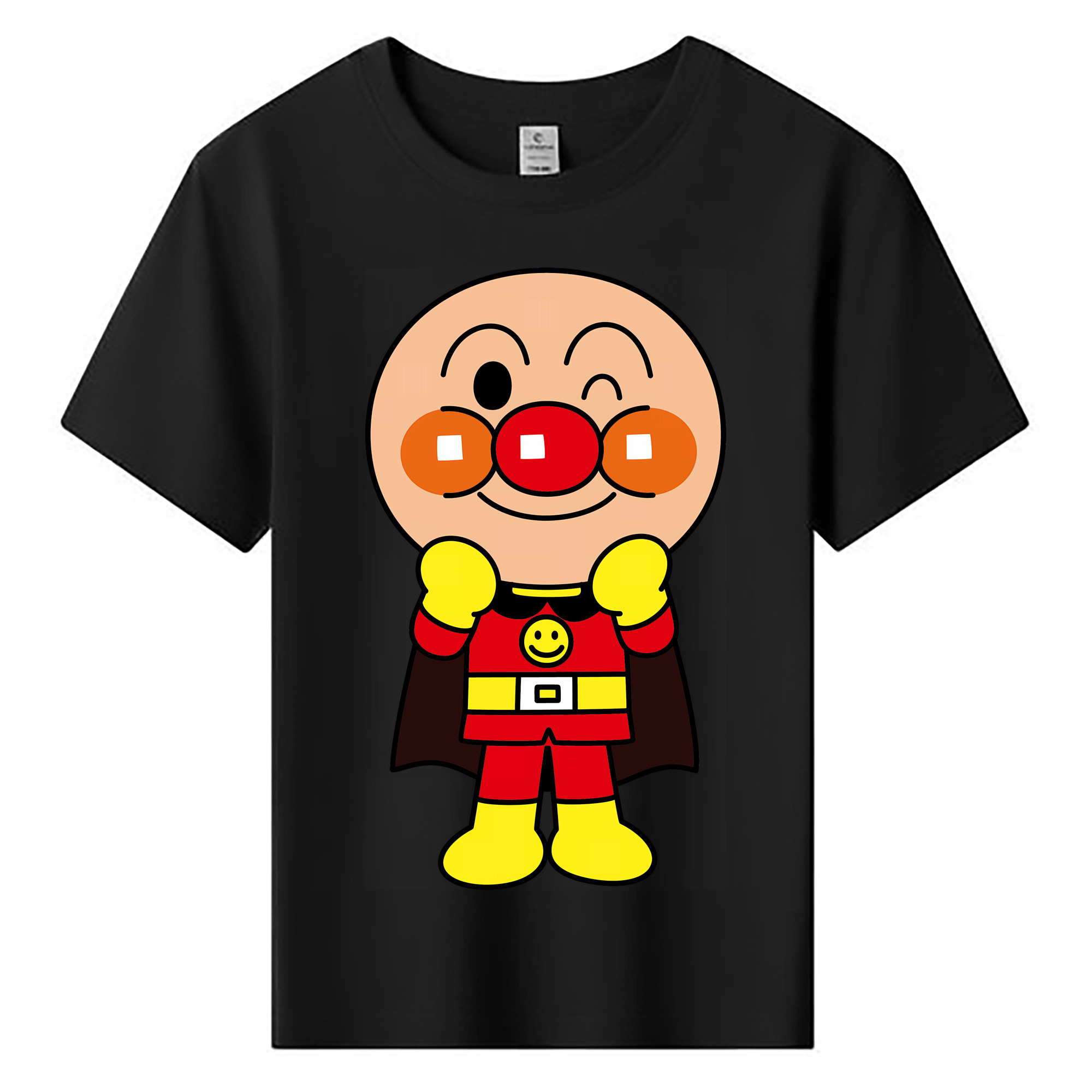 （画像用） アンパンマン Anpanman 綿100％キッズTシャツ（フロントプリント）