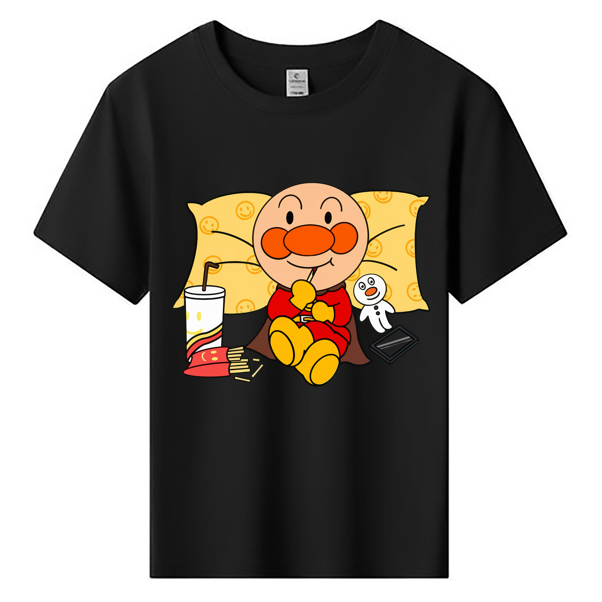 （画像用） アンパンマン Anpanman 綿100％キッズTシャツ（フロントプリント）