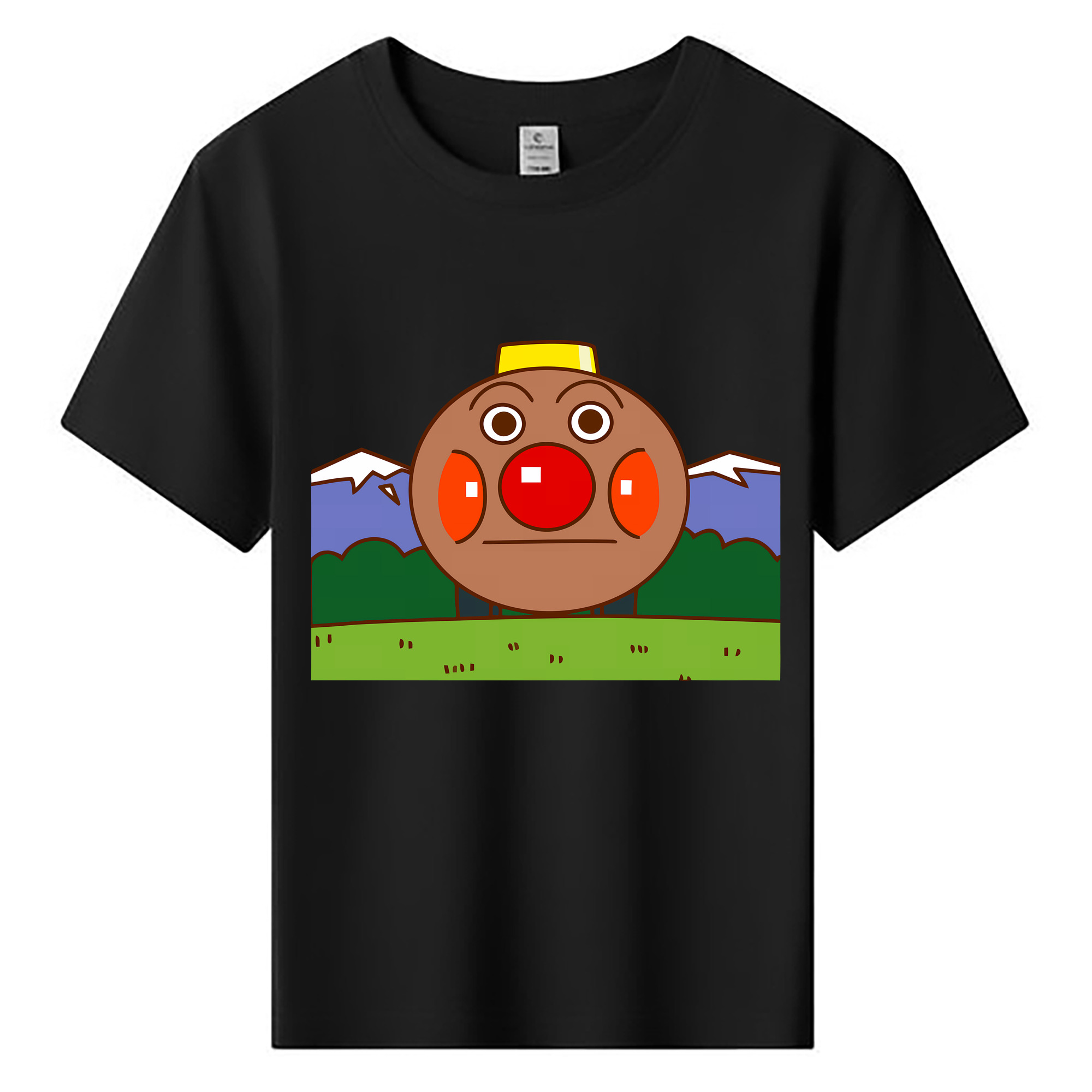 （画像用） アンパンマン Anpanman 綿100％キッズTシャツ（フロントプリント）