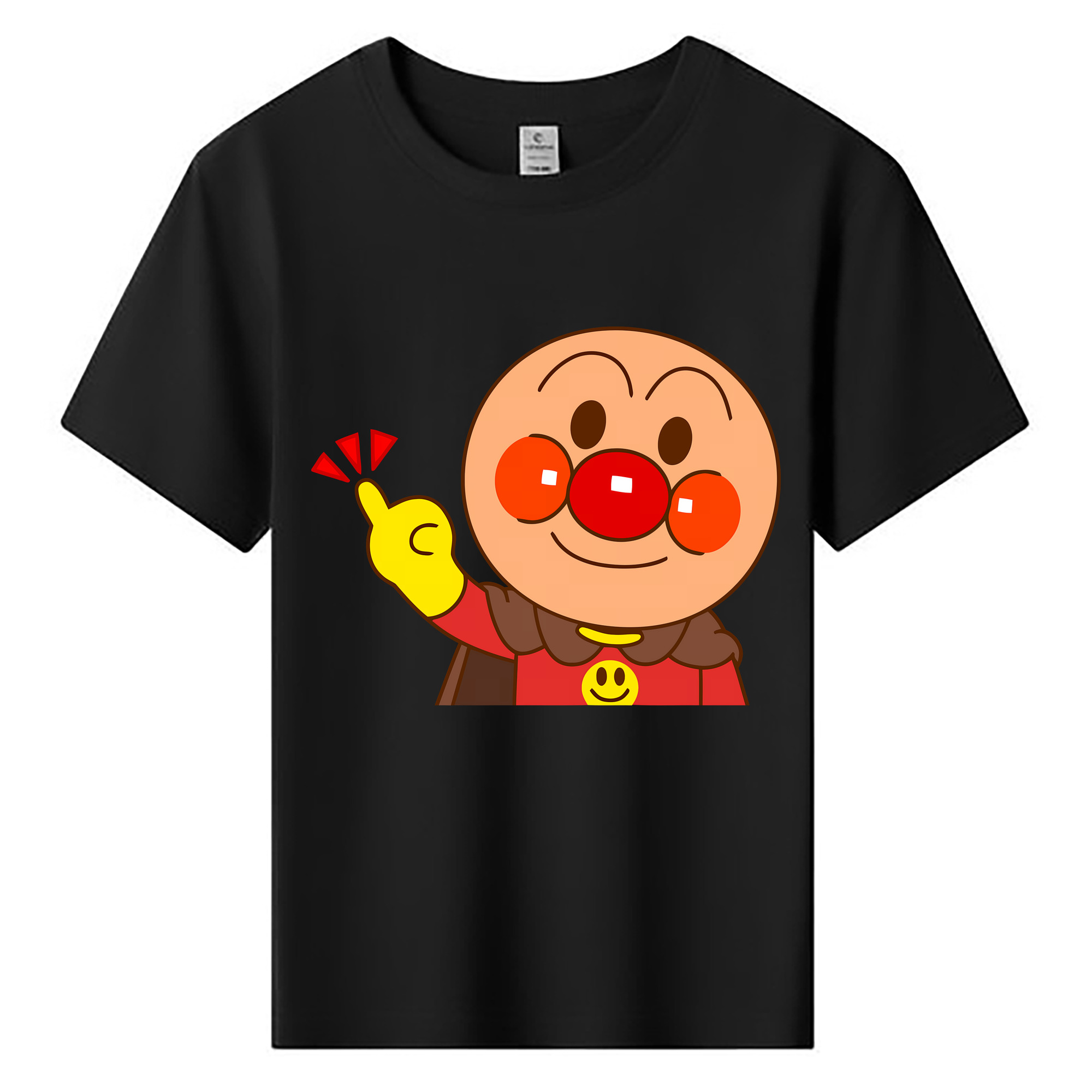 （画像用） アンパンマン Anpanman 綿100％キッズTシャツ（フロントプリント）