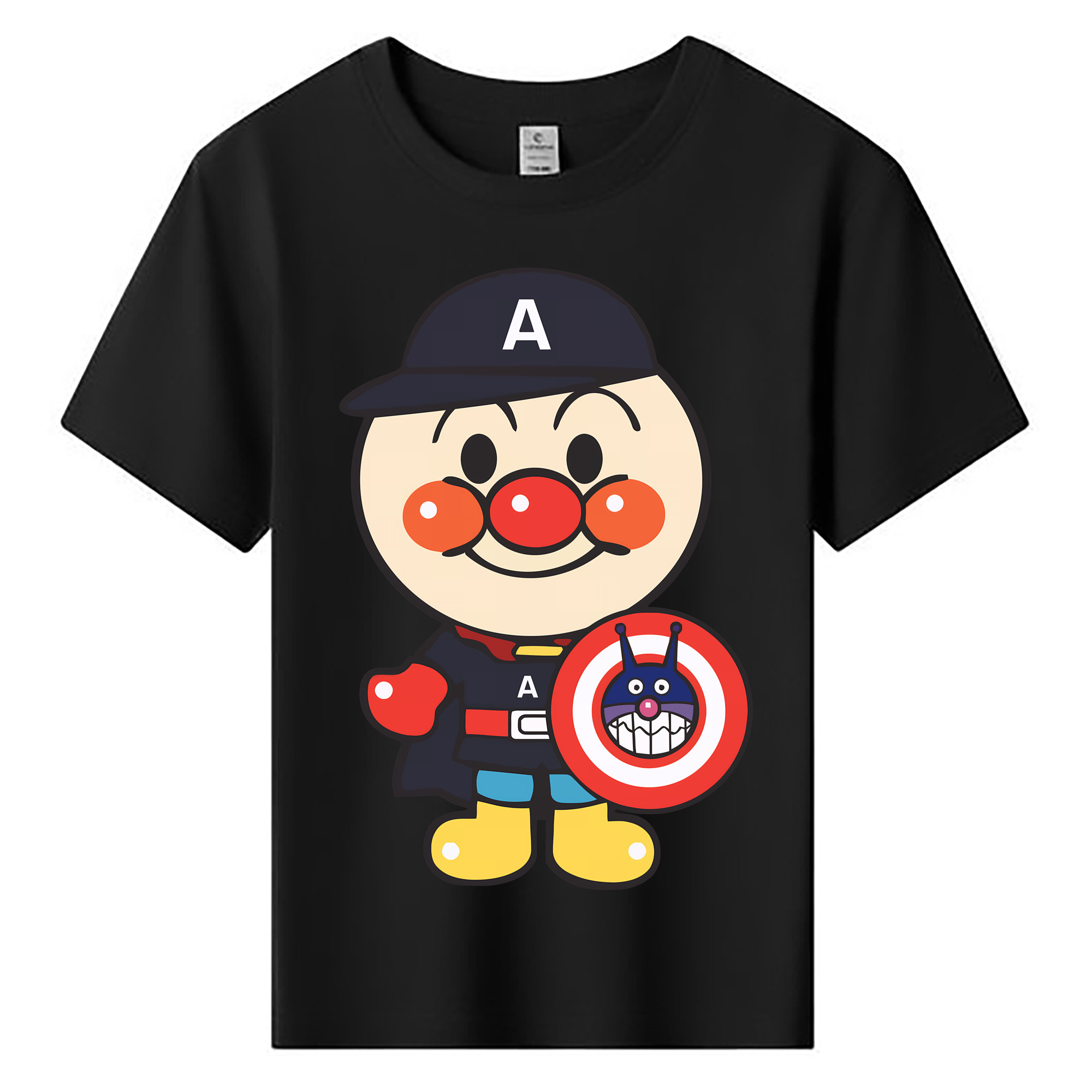 （画像用） アンパンマン Anpanman 綿100％キッズTシャツ（フロントプリント）