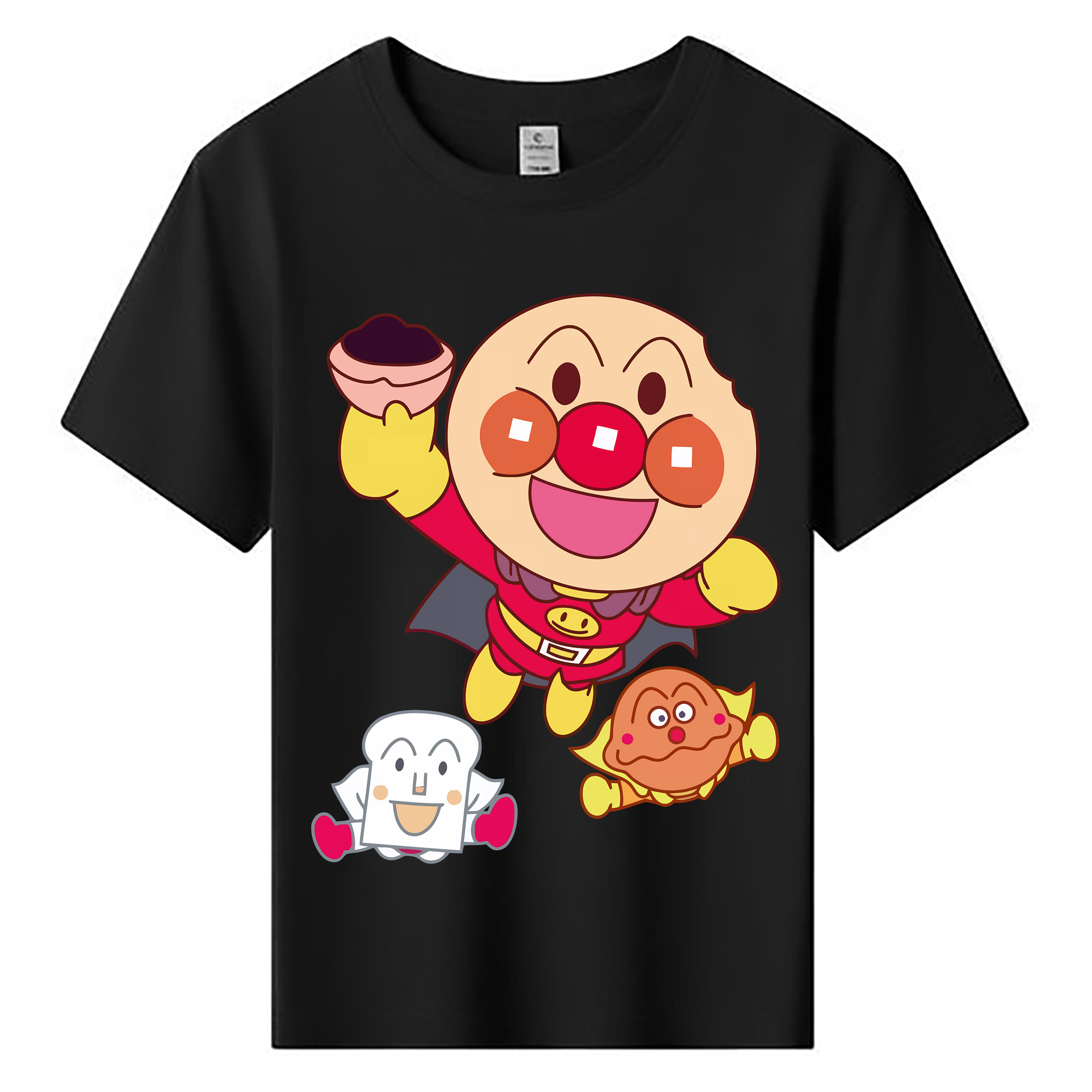 （画像用） アンパンマン Anpanman 綿100％キッズTシャツ（フロントプリント）