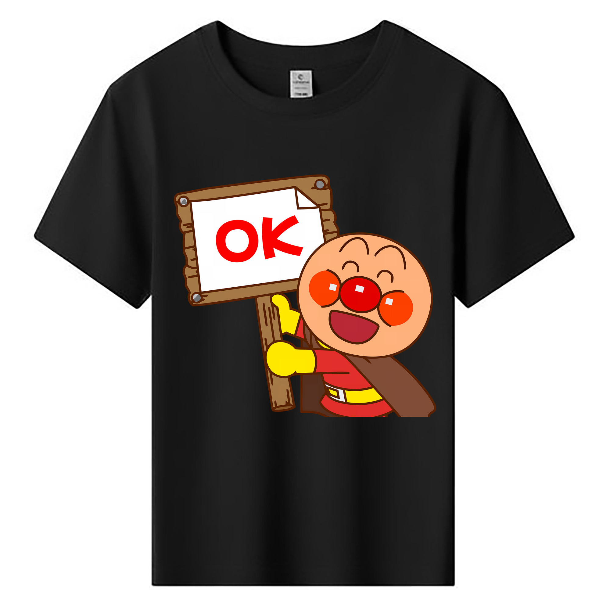 （画像用） アンパンマン Anpanman 綿100％キッズTシャツ（フロントプリント）