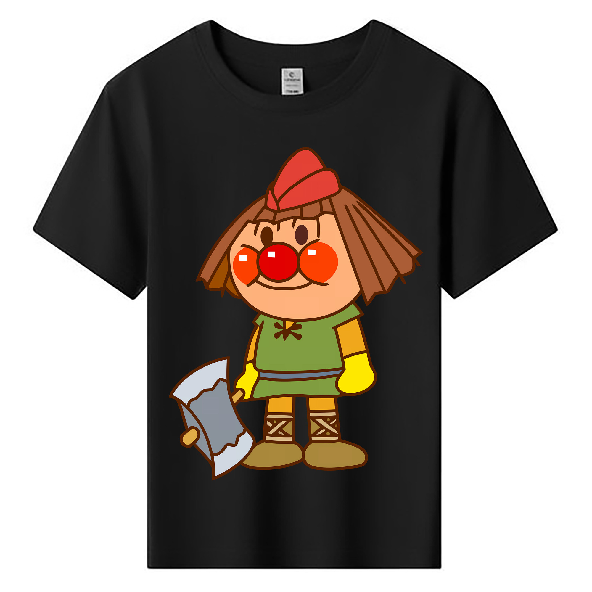 （画像用） アンパンマン Anpanman 綿100％キッズTシャツ（フロントプリント）