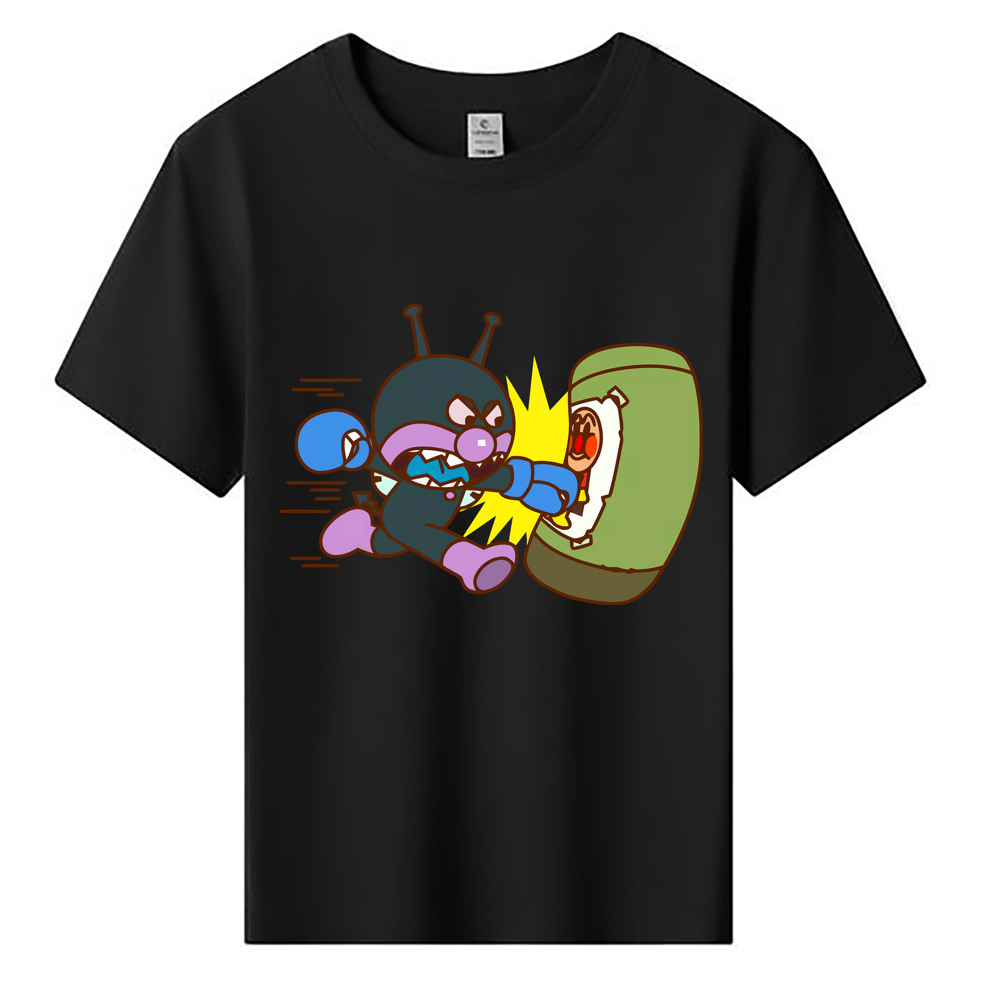 （画像用） アンパンマン Anpanman 綿100％キッズTシャツ（フロントプリント）
