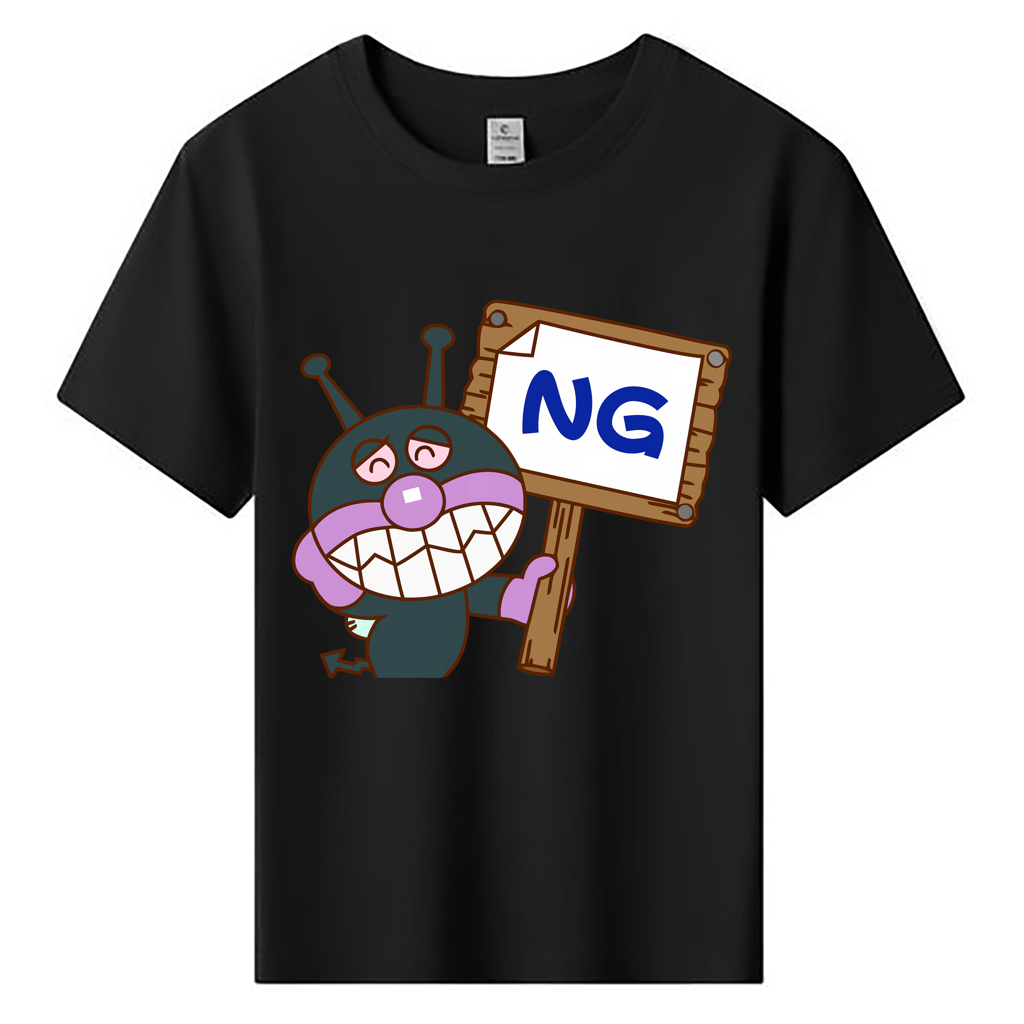 （画像用） アンパンマン Anpanman 綿100％キッズTシャツ（フロントプリント）