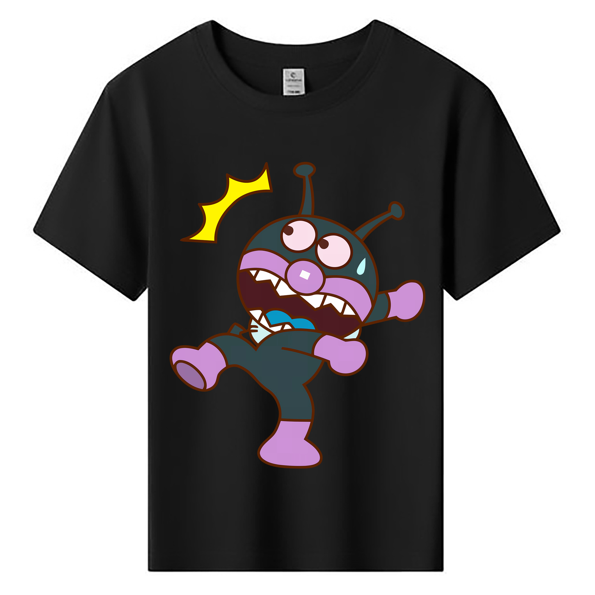 （画像用） アンパンマン Anpanman 綿100％キッズTシャツ（フロントプリント）