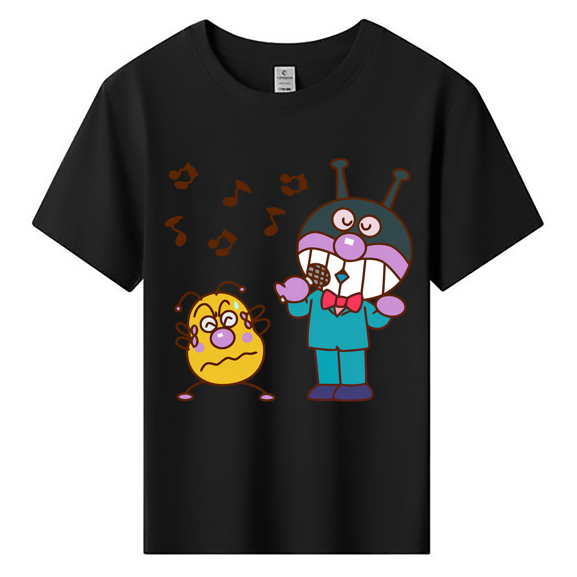 （画像用） アンパンマン Anpanman 綿100％キッズTシャツ（フロントプリント）