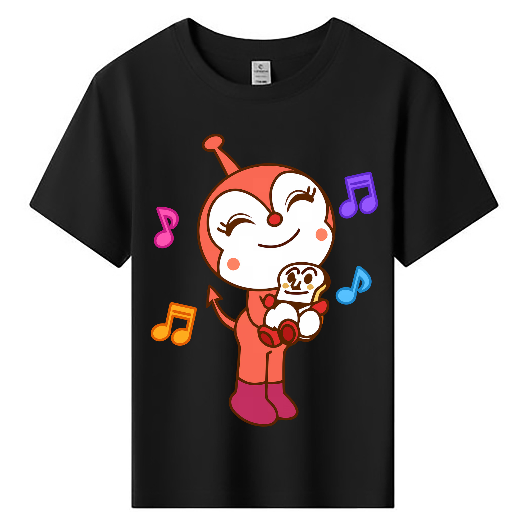 （画像用） アンパンマン Anpanman 綿100％キッズTシャツ（フロントプリント）