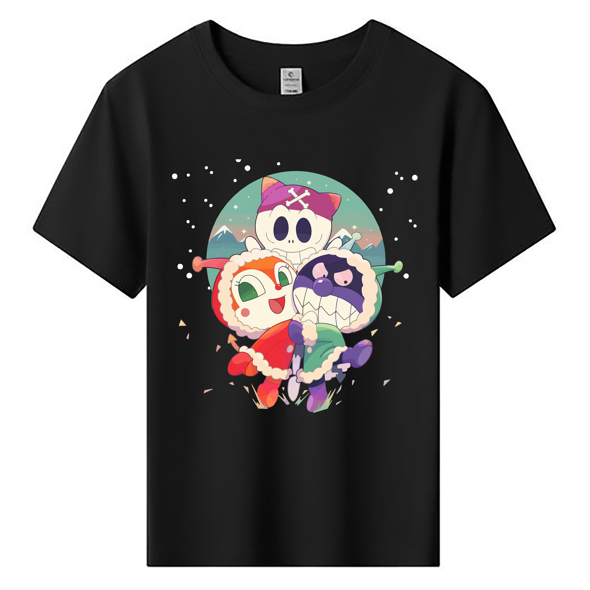 （画像用） アンパンマン Anpanman 綿100％キッズTシャツ（フロントプリント）