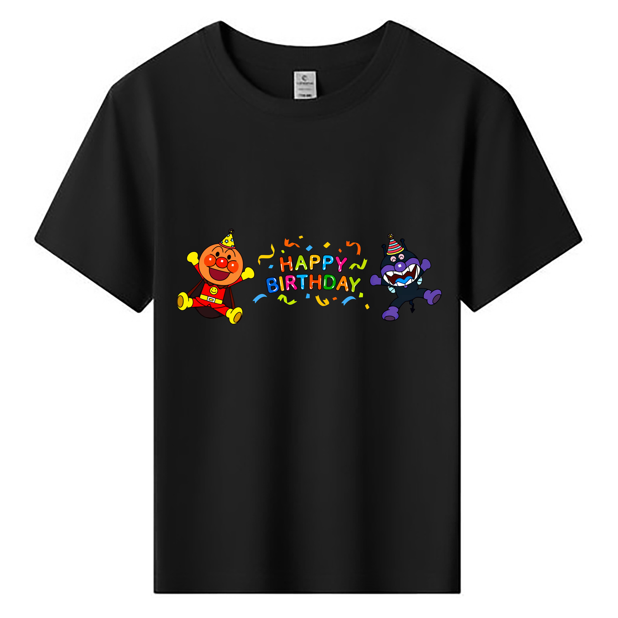 （画像用） アンパンマン Anpanman 綿100％キッズTシャツ（フロントプリント）