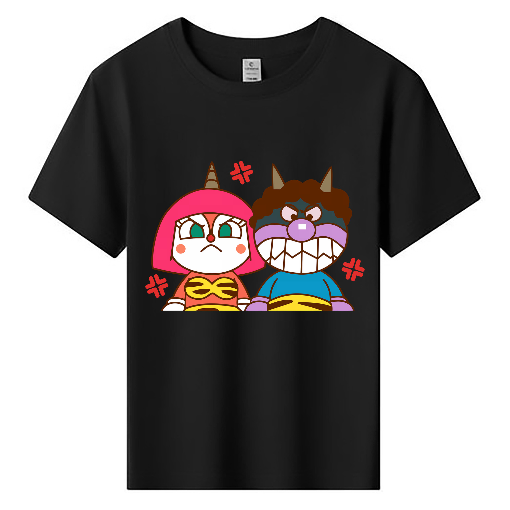 （画像用） アンパンマン Anpanman 綿100％キッズTシャツ（フロントプリント）