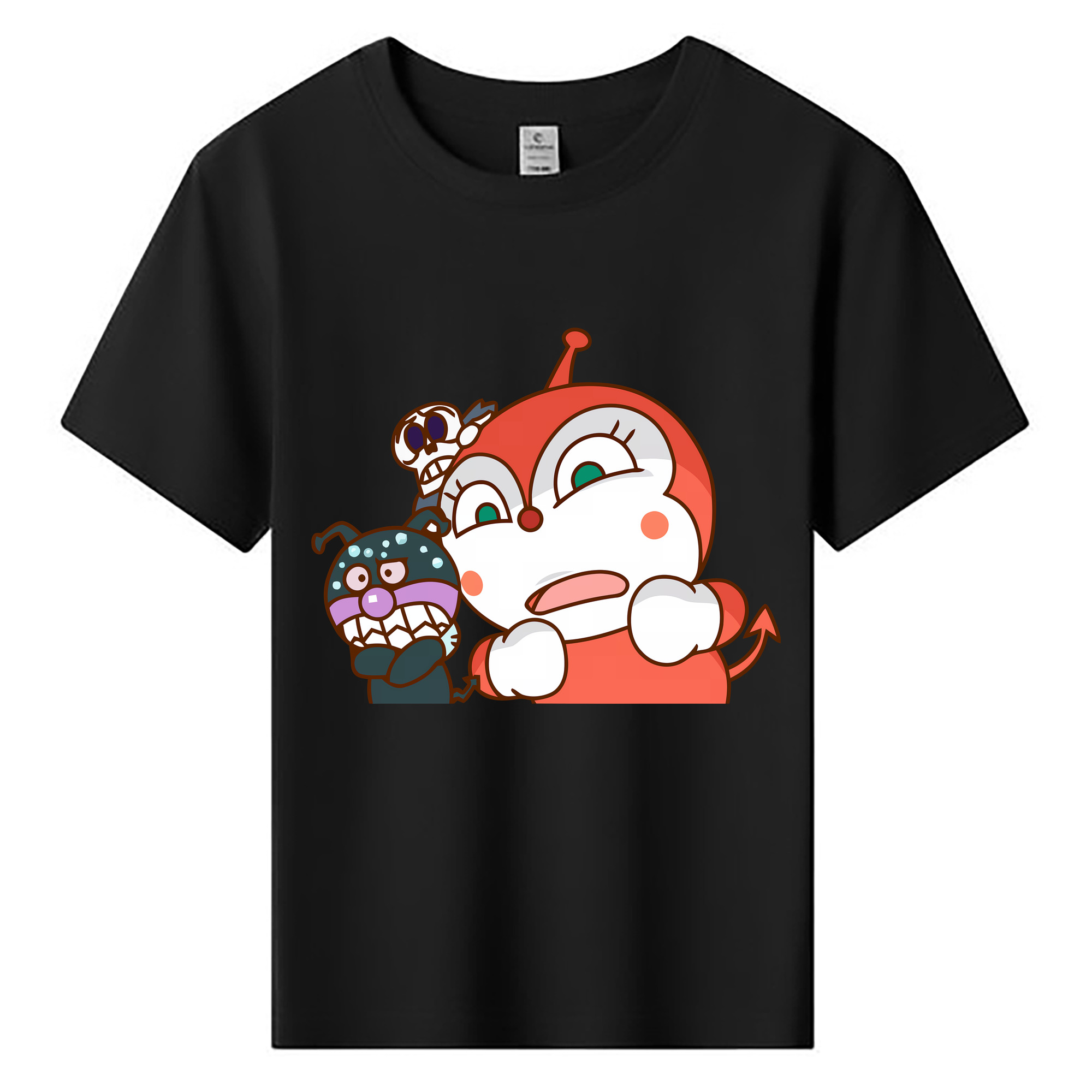 （画像用） アンパンマン Anpanman 綿100％キッズTシャツ（フロントプリント）