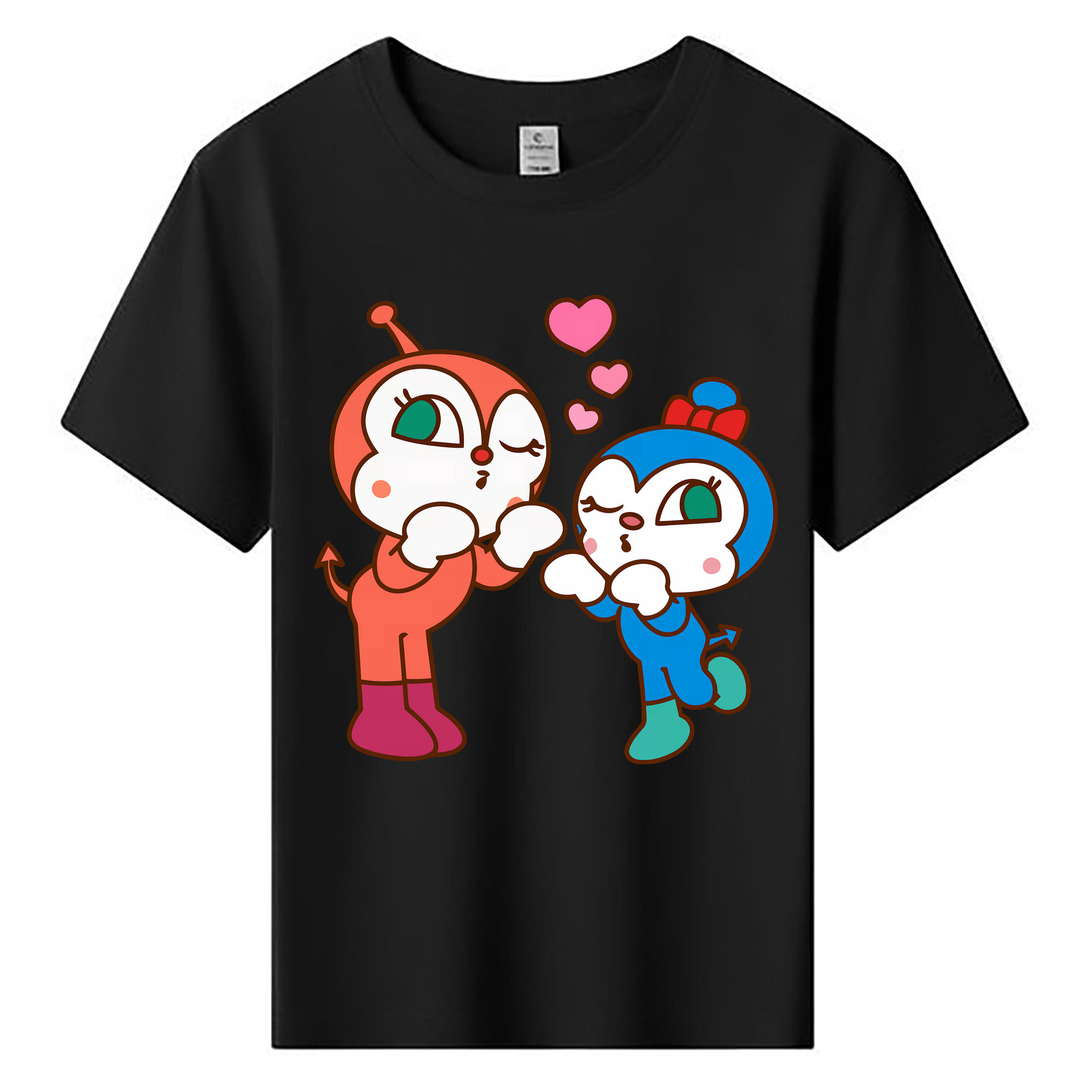 （画像用） アンパンマン Anpanman 綿100％キッズTシャツ（フロントプリント）