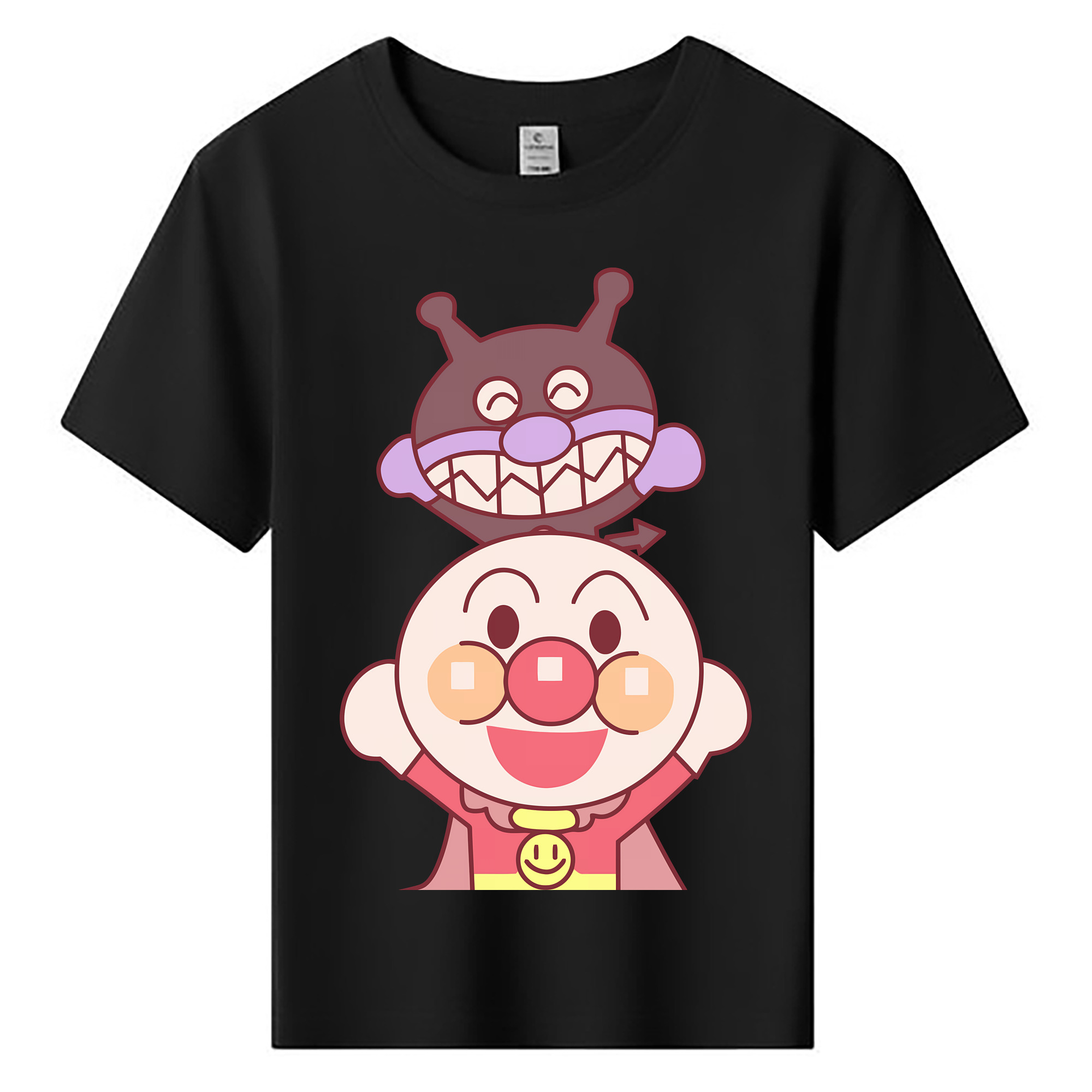 （画像用） アンパンマン Anpanman 綿100％キッズTシャツ（フロントプリント）