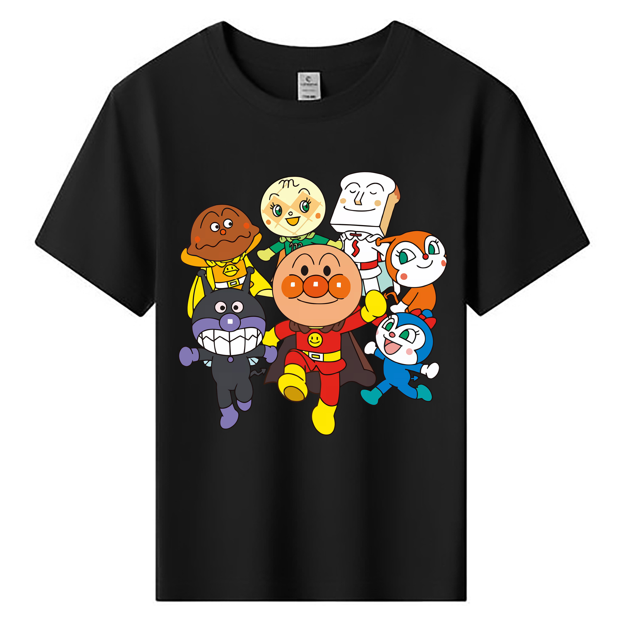 （画像用） アンパンマン Anpanman 綿100％キッズTシャツ（フロントプリント）