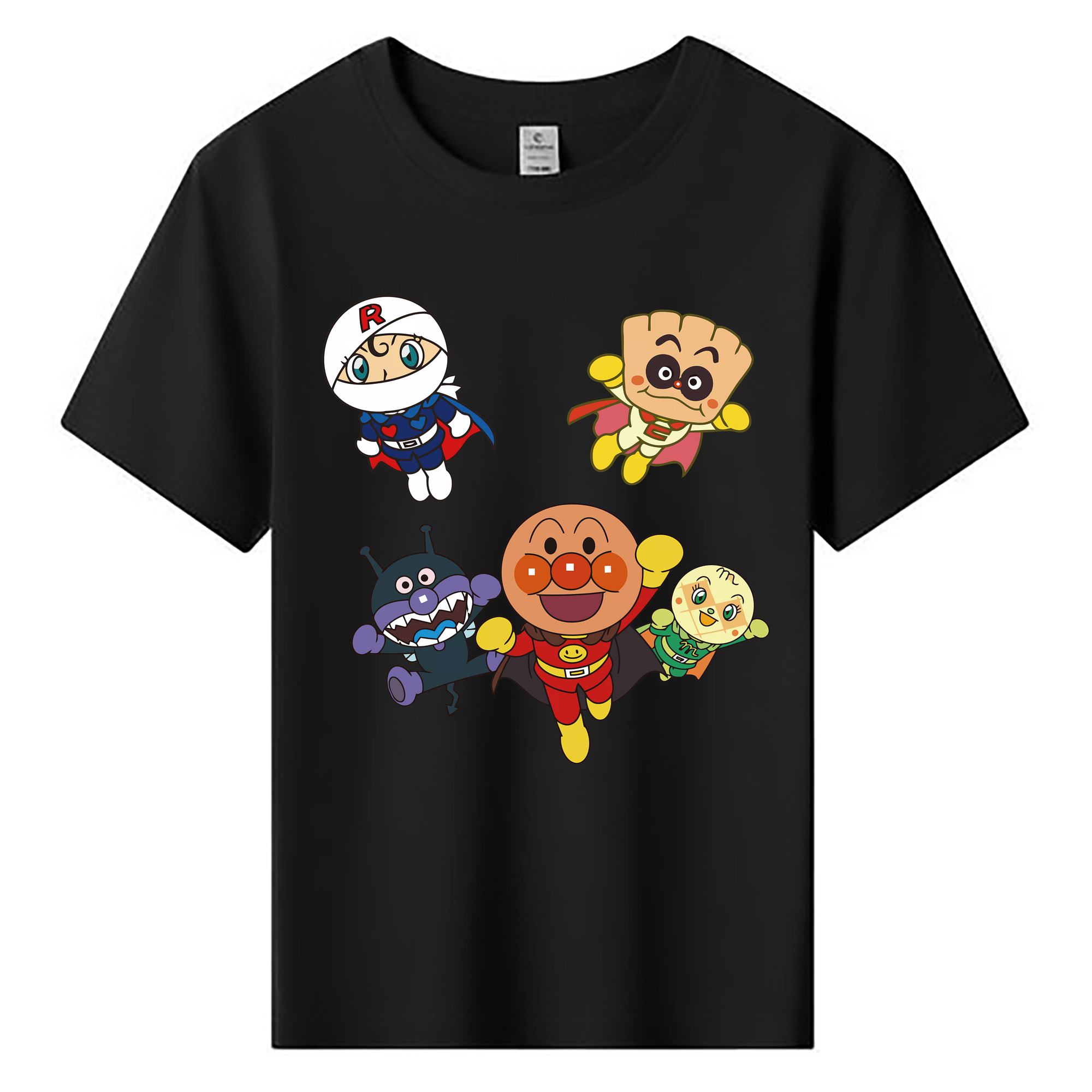 （画像用） アンパンマン Anpanman 綿100％キッズTシャツ（フロントプリント）