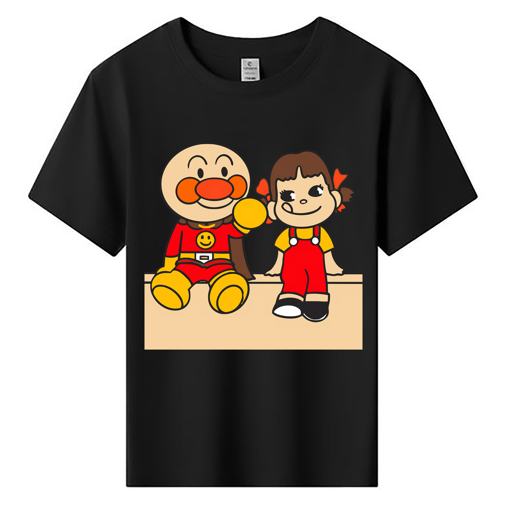 （画像用） アンパンマン Anpanman 綿100％キッズTシャツ（フロントプリント）
